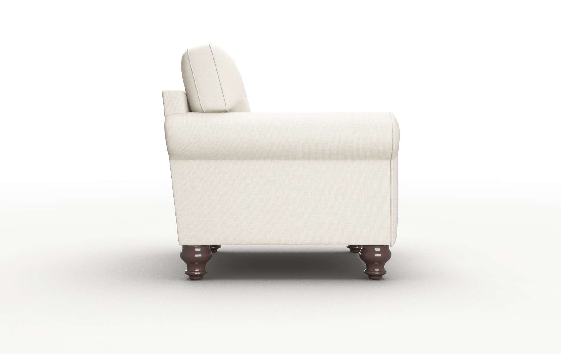 Farah Keylargo Almond Chair espresso legs 3
