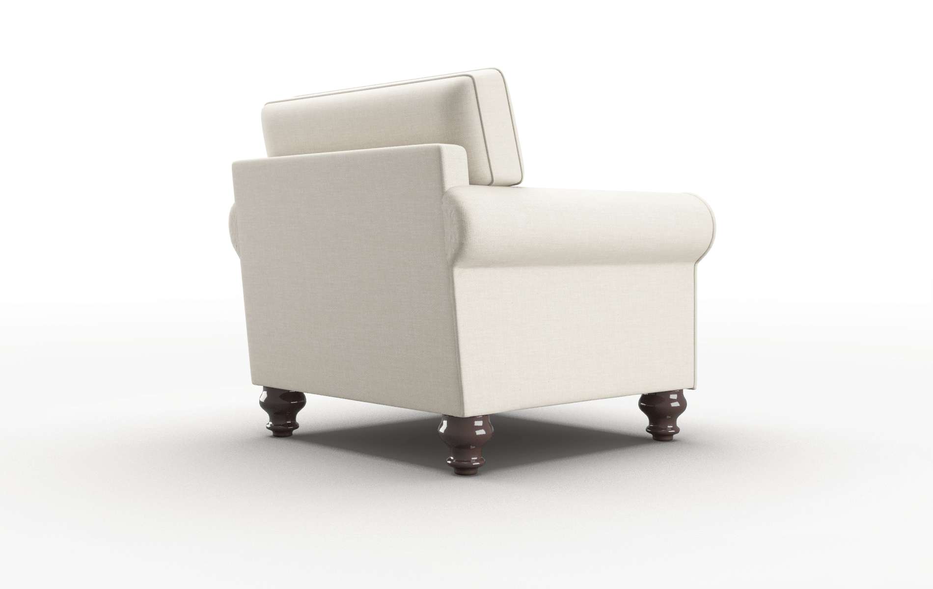Farah Keylargo Almond Chair espresso legs 5