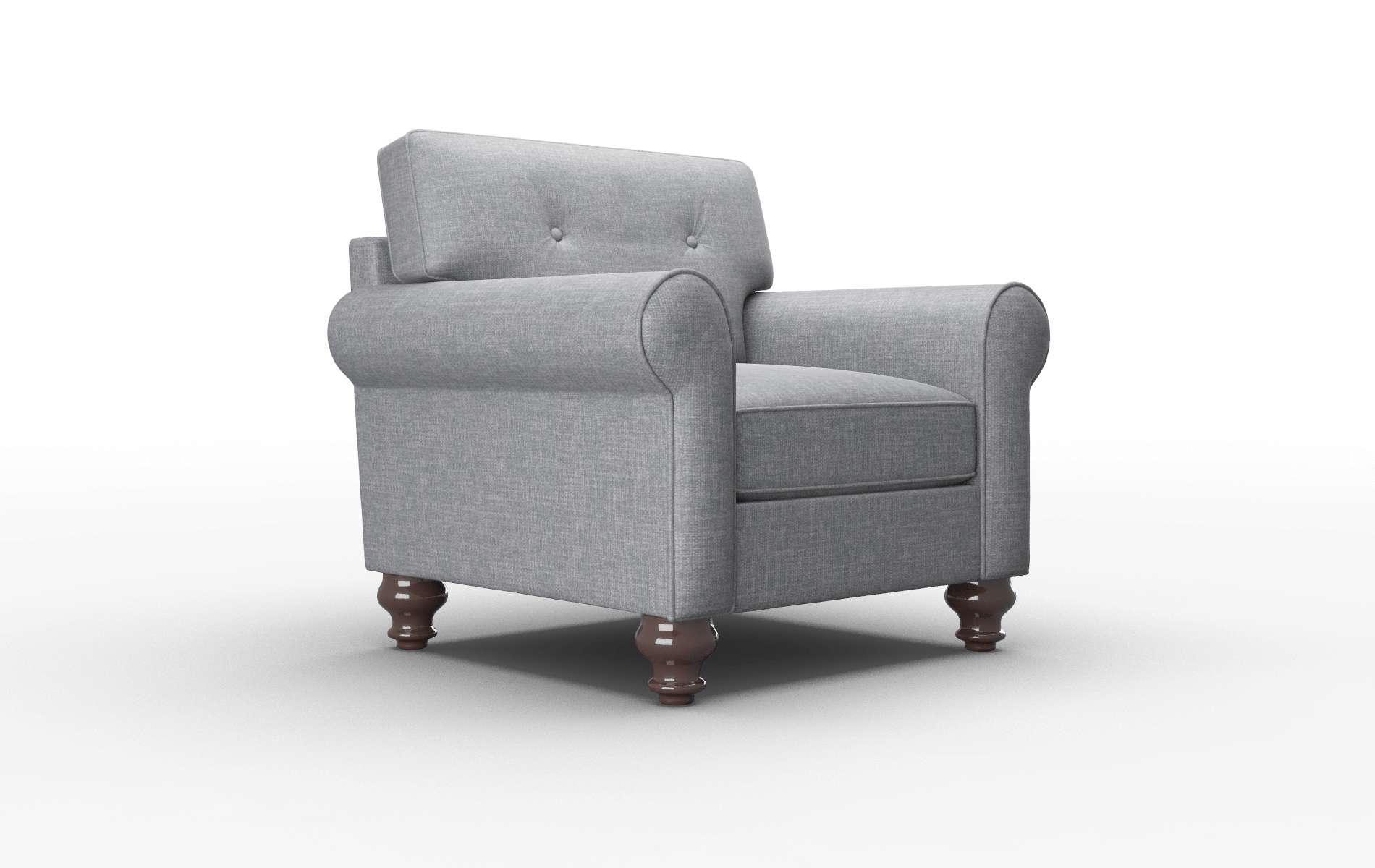 Farah Keylargo Graphite Chair espresso legs 2