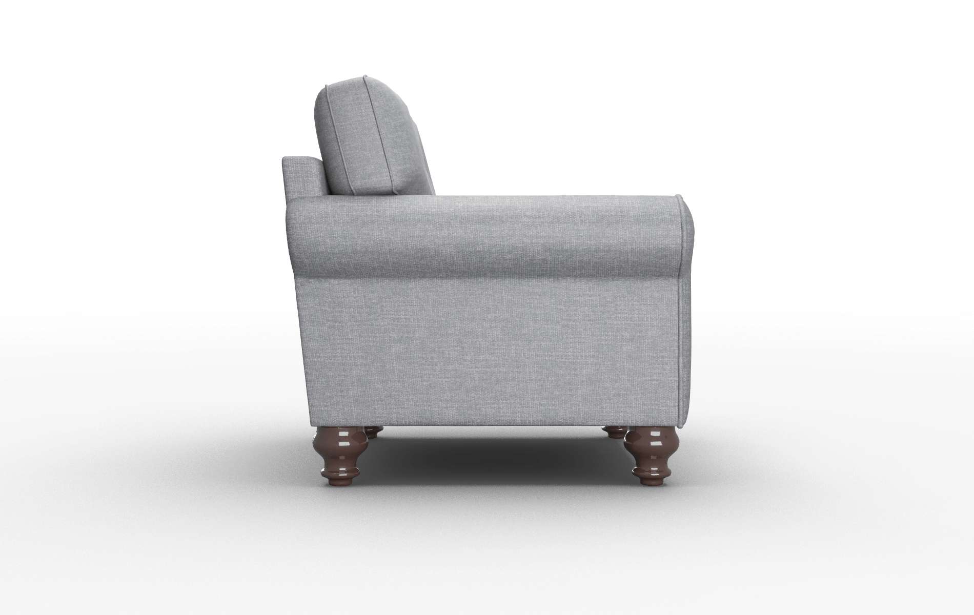 Farah Keylargo Graphite Chair espresso legs 3