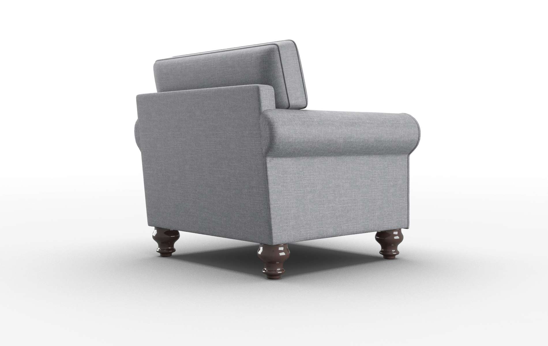 Farah Keylargo Graphite Chair espresso legs 5