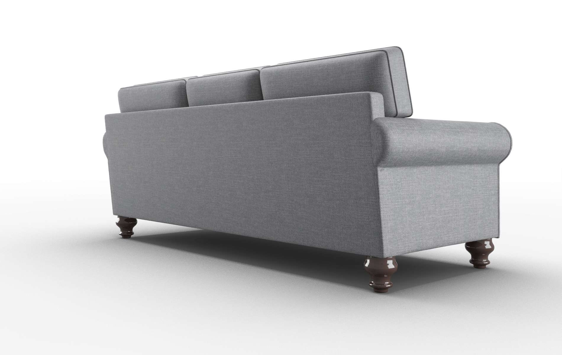 Farah Keylargo Graphite Sofa espresso legs 5