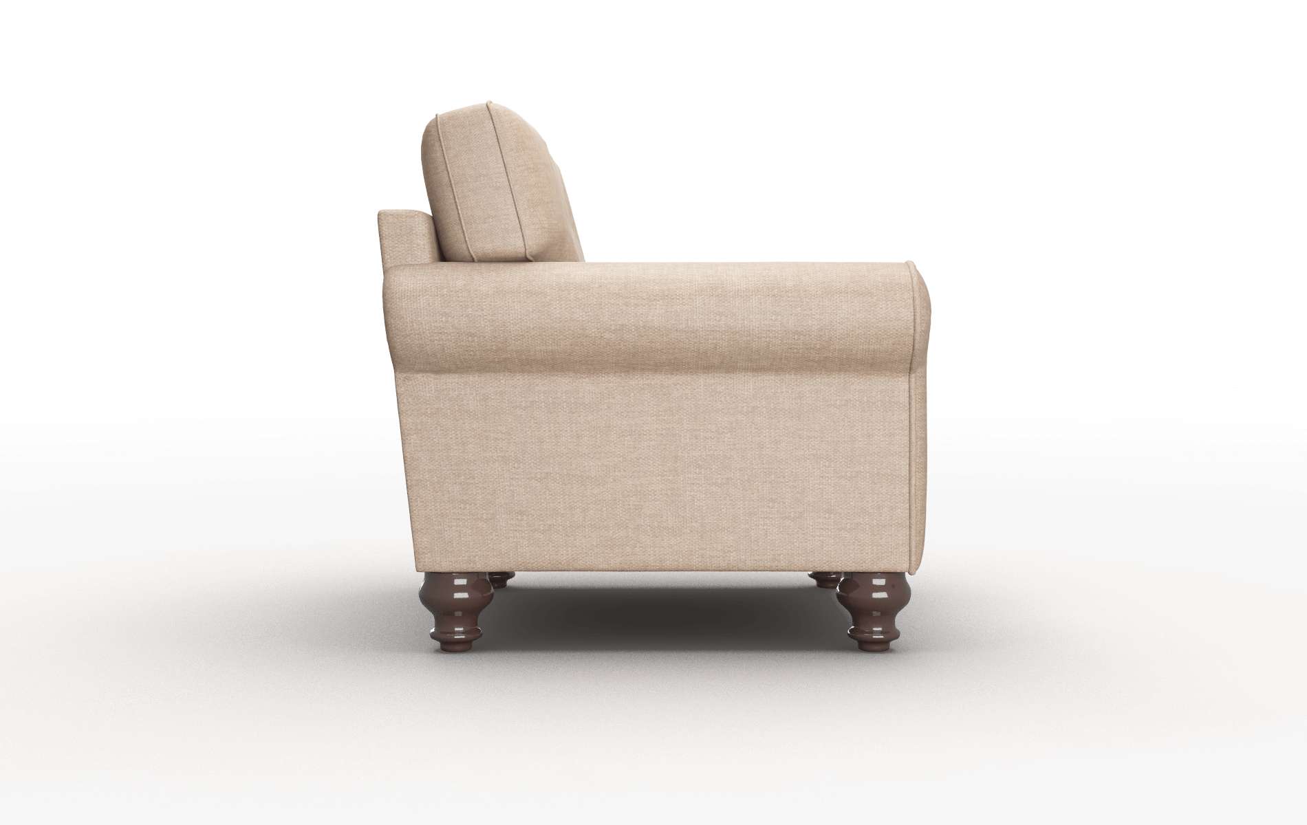 Farah Keylargo Mink Chair espresso legs 3