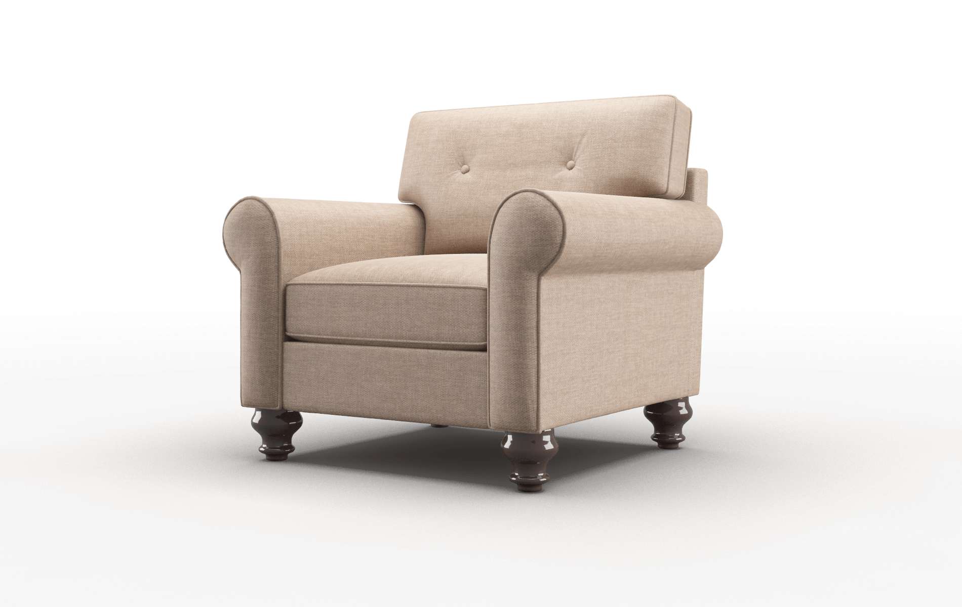 Farah Keylargo Mink Chair espresso legs 4