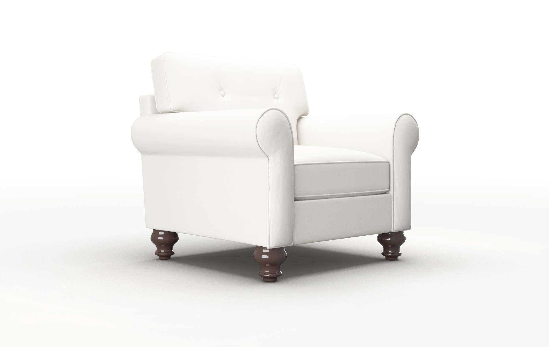 Farah Keylargo Oatmeal Chair espresso legs 2