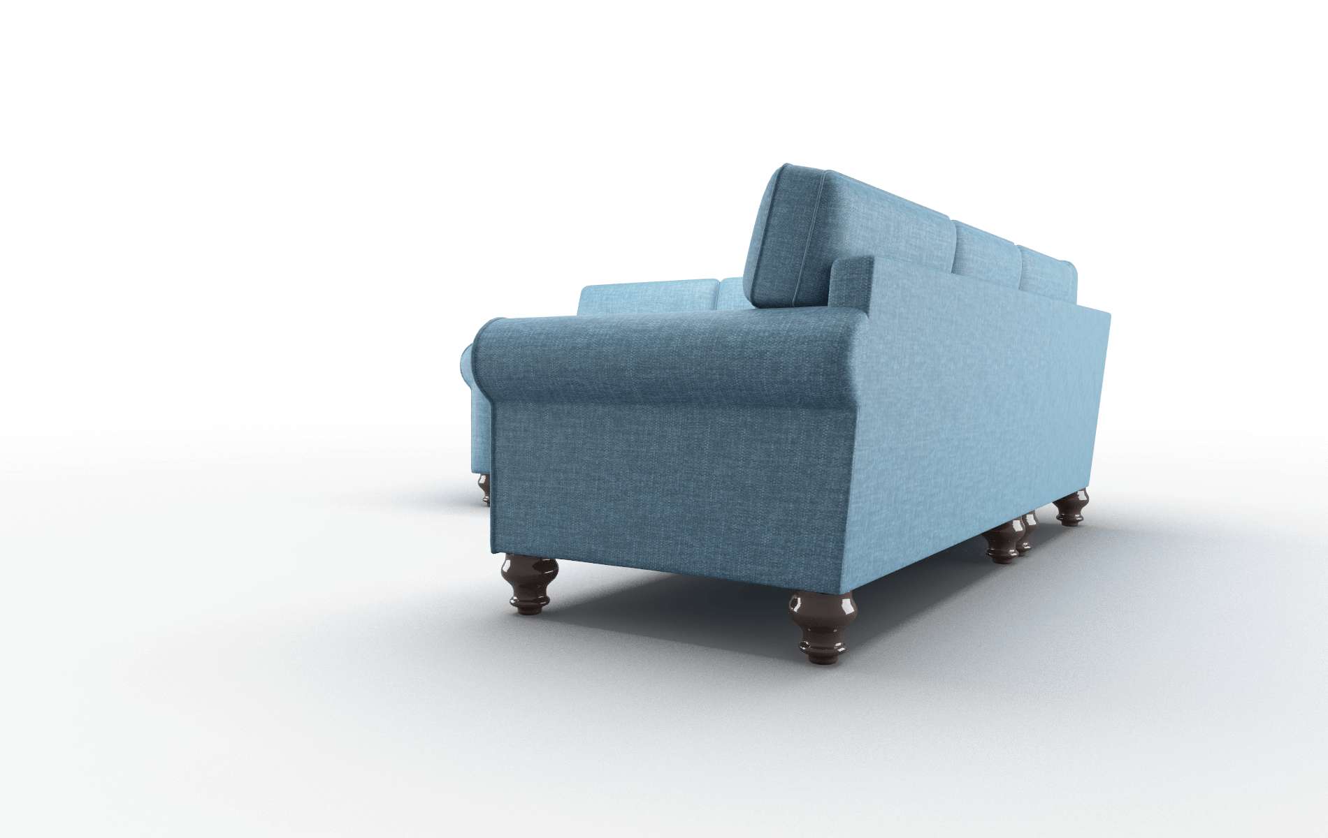 Farah Keylargo Ocean Sectional espresso legs 4