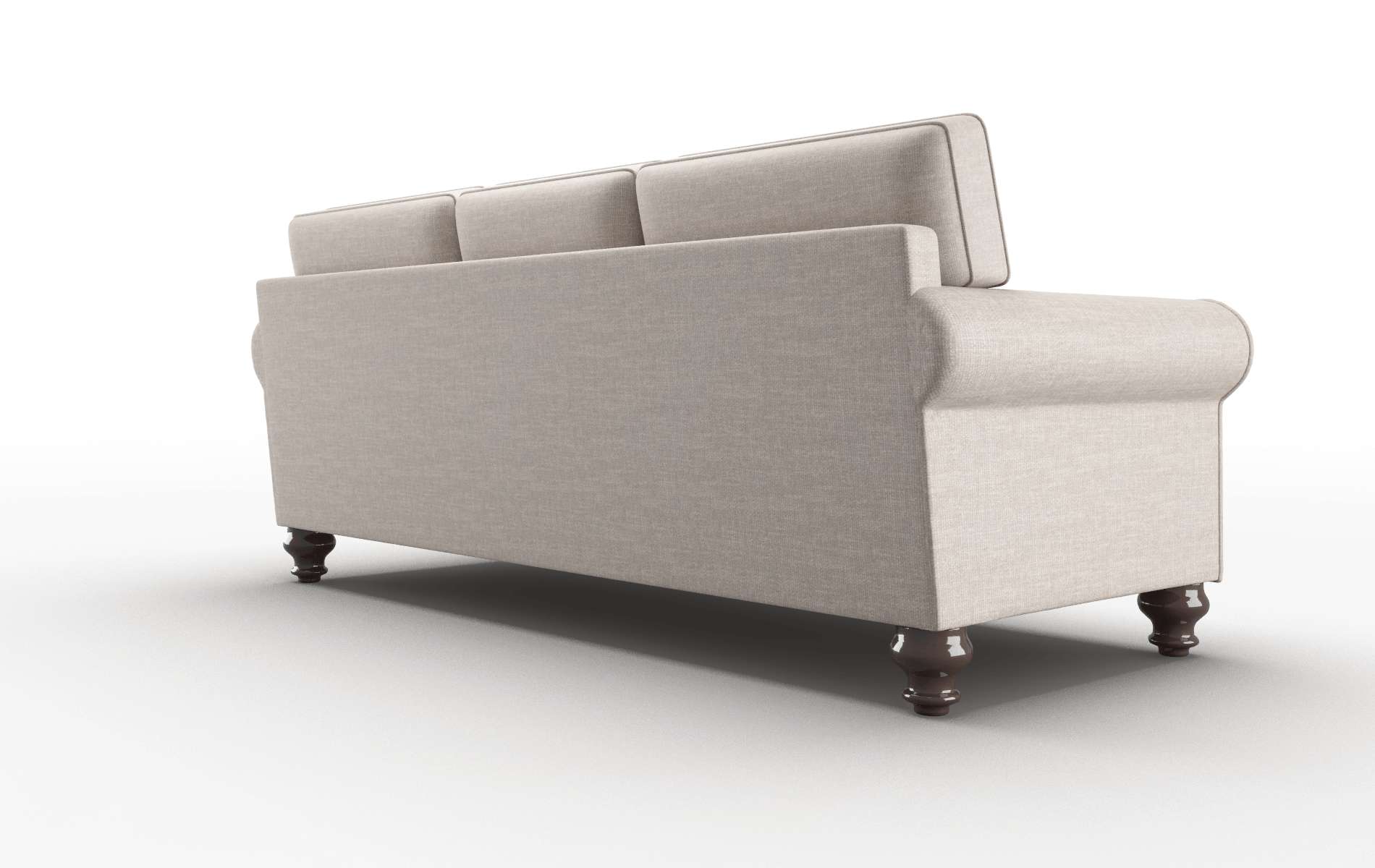 Farah Keylargo Pumice Sofa espresso legs 5