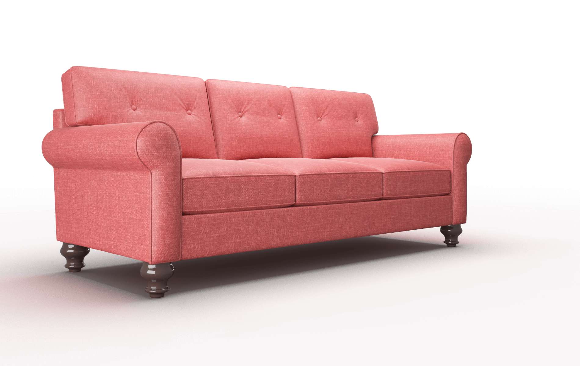 Farah Keylargo Ruby Sofa espresso legs 2