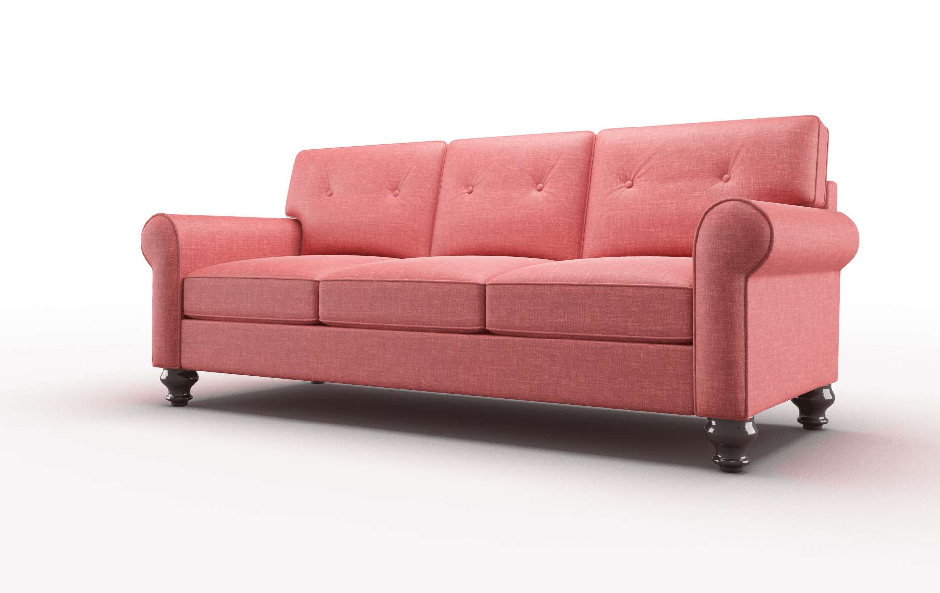 Farah Keylargo Ruby Sofa espresso legs 4