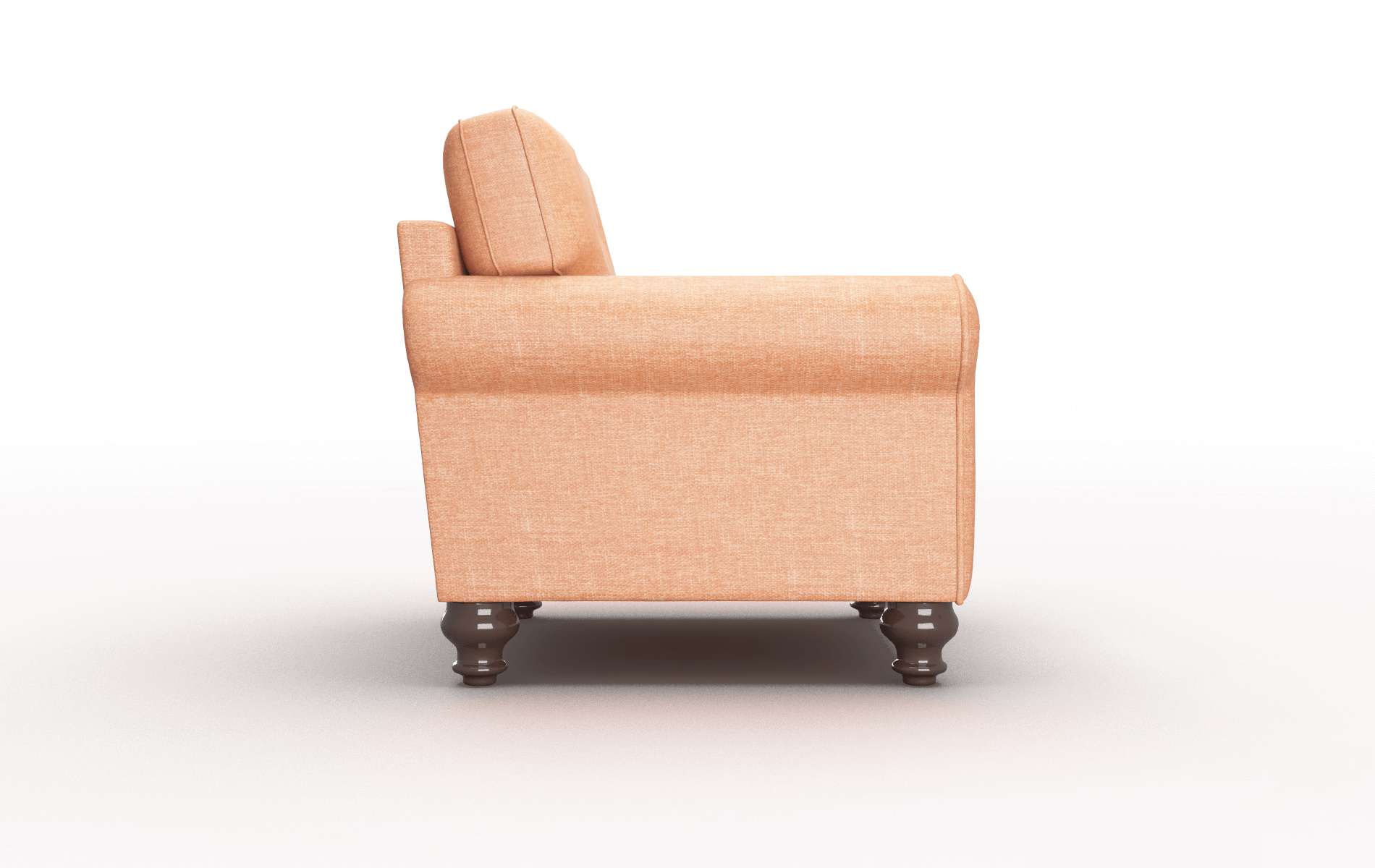 Farah Keylargo Terracotta Chair espresso legs 3