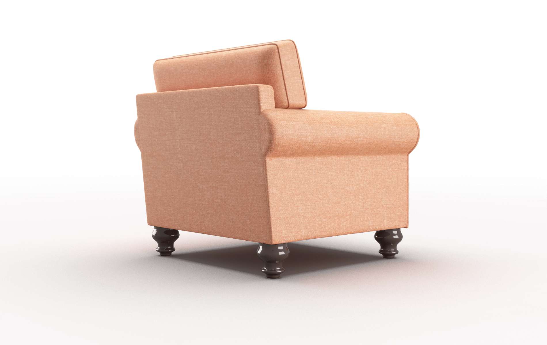 Farah Keylargo Terracotta Chair espresso legs 5