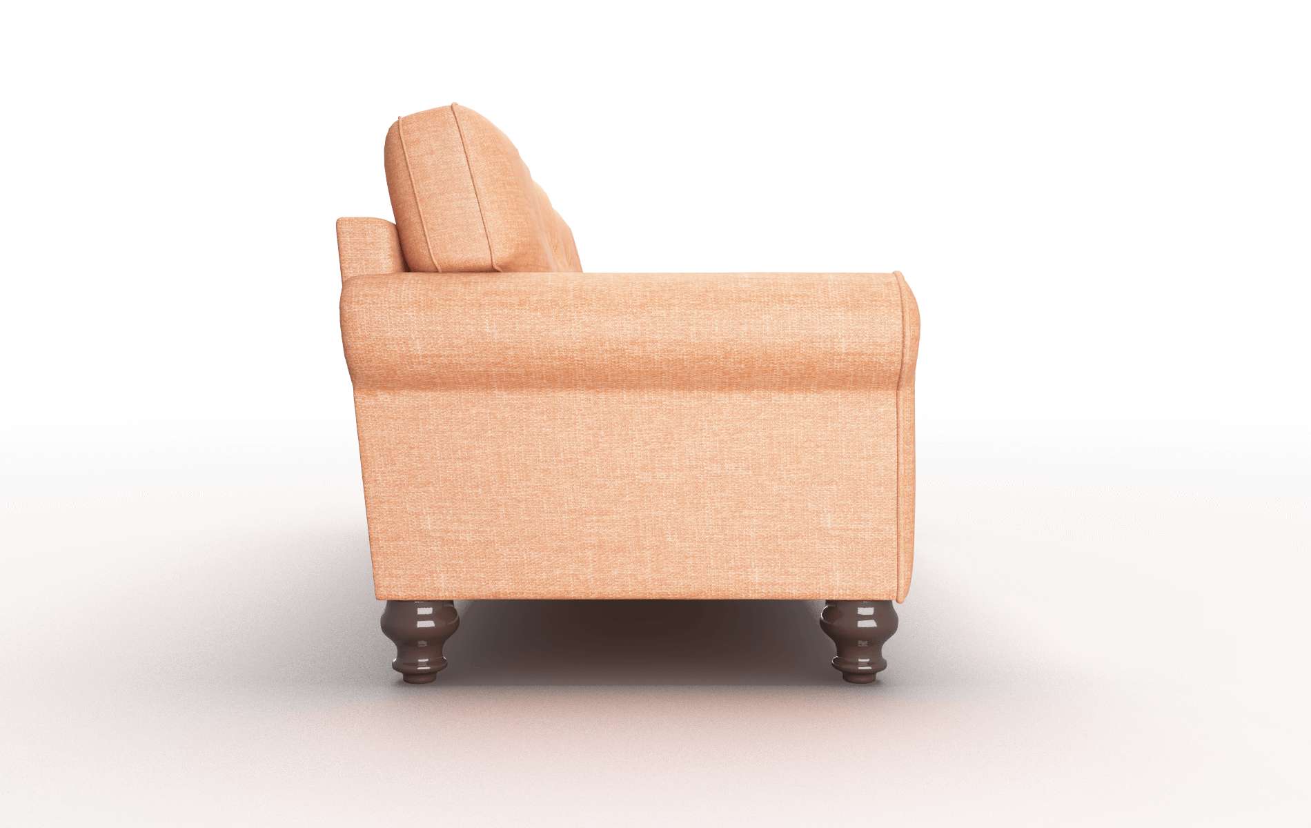 Farah Keylargo Terracotta Sofa espresso legs 3