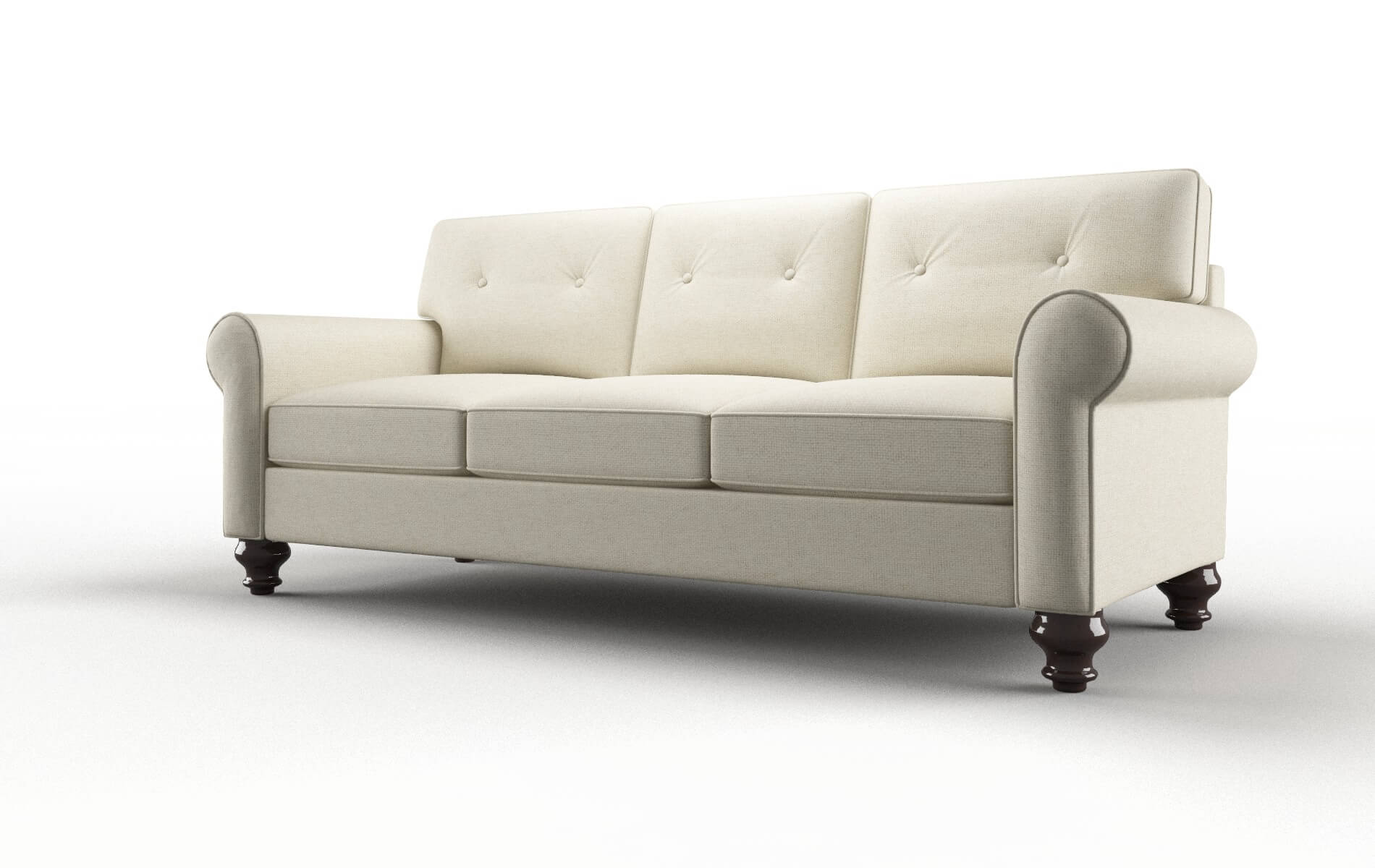 Farah Lana Sand Sofa espresso legs 4