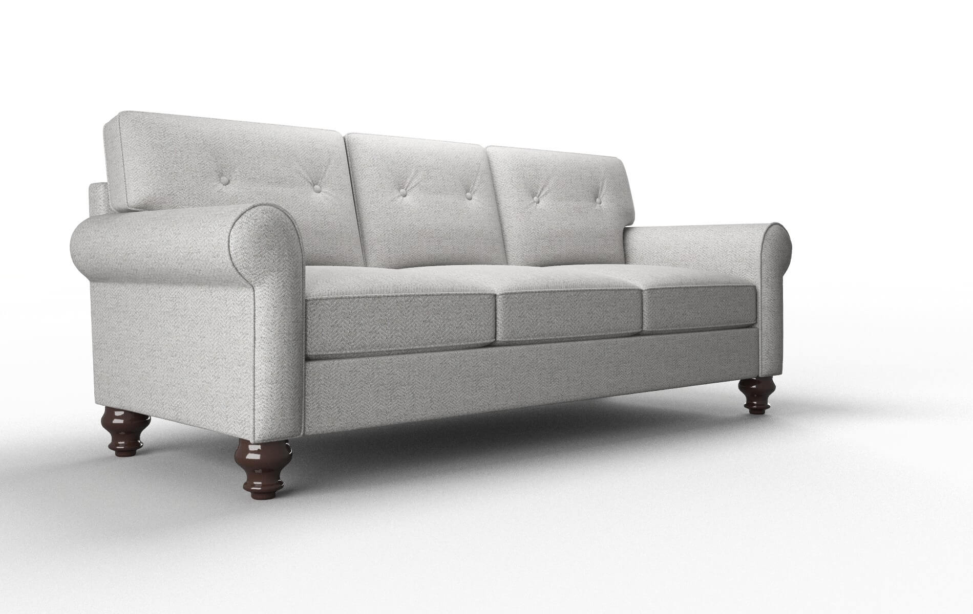Farah Malibu Dove Sofa espresso legs 2