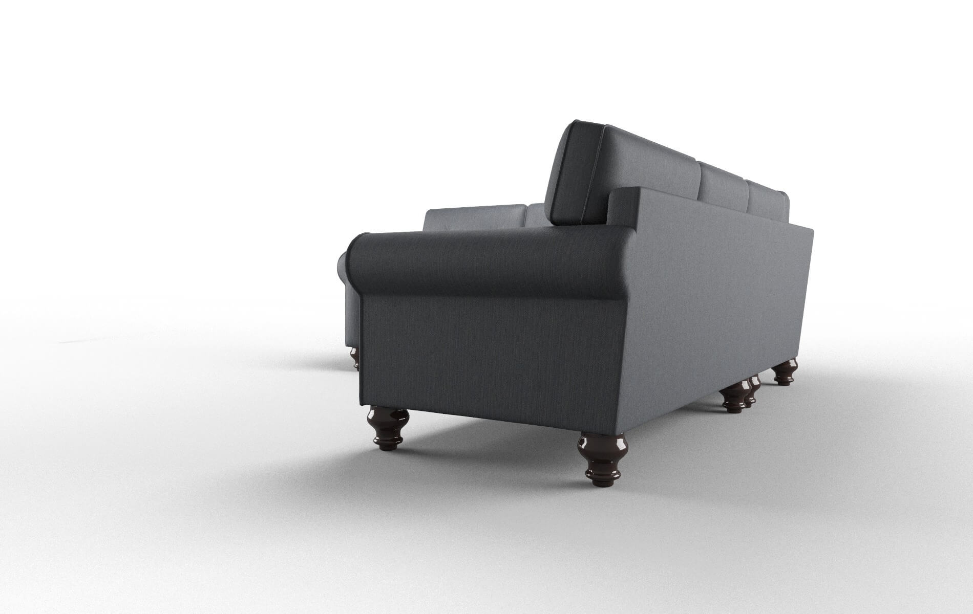 Farah Malibu Sea Sectional espresso legs 4