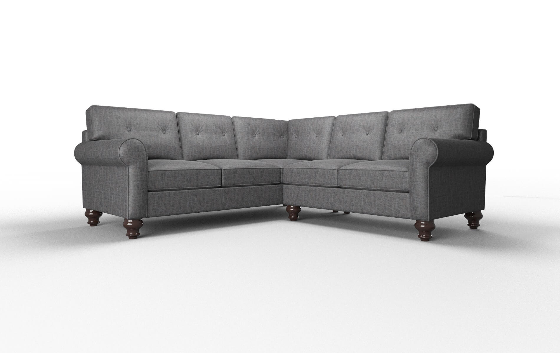 Farah Marcy Baltic Sectional espresso legs 1