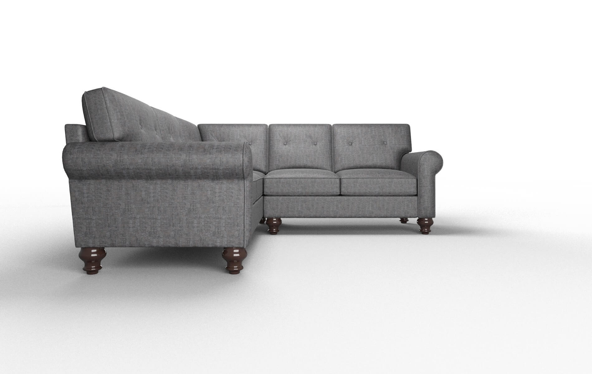 Farah Marcy Baltic Sectional espresso legs 2