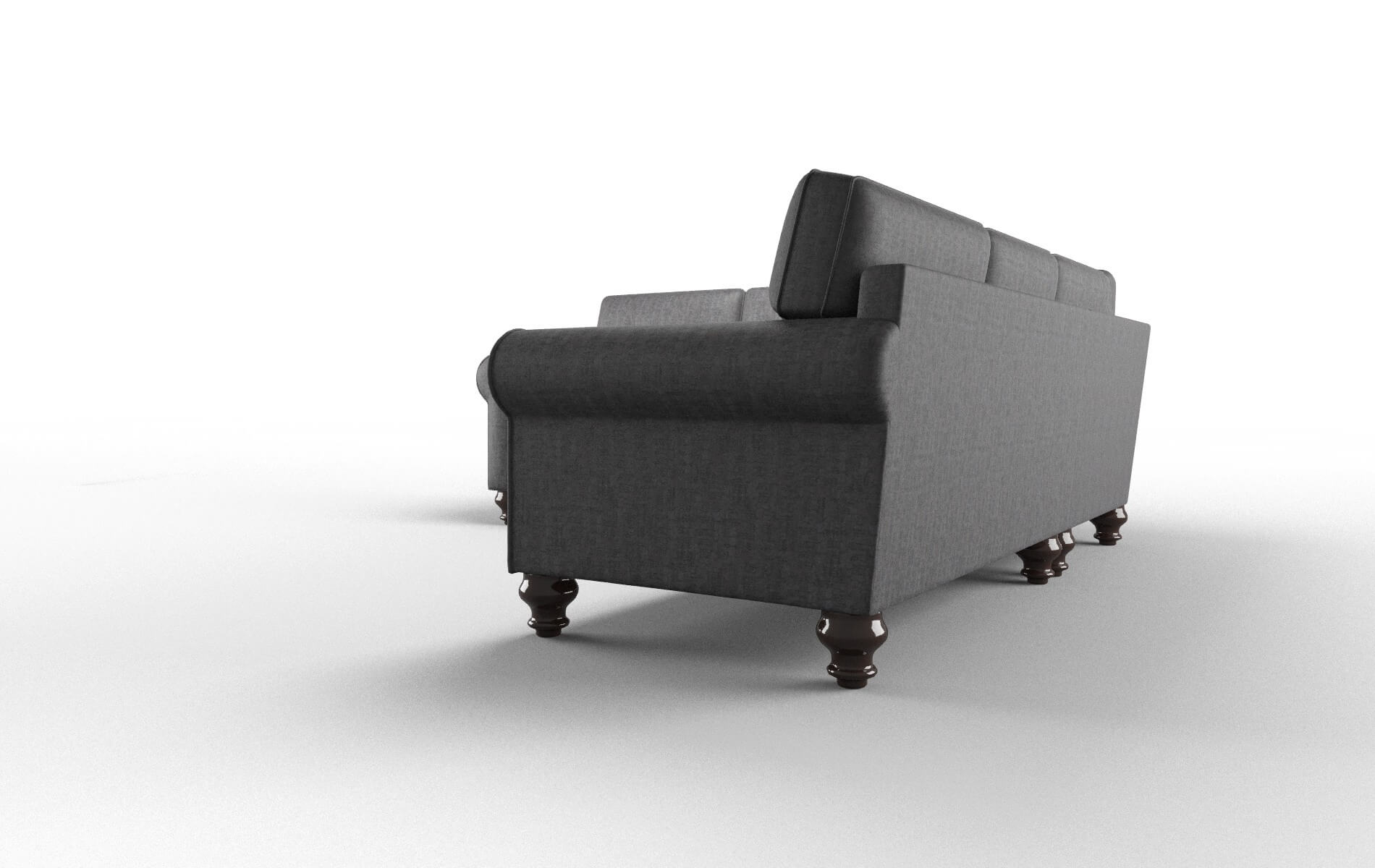 Farah Marcy Baltic Sectional espresso legs 4