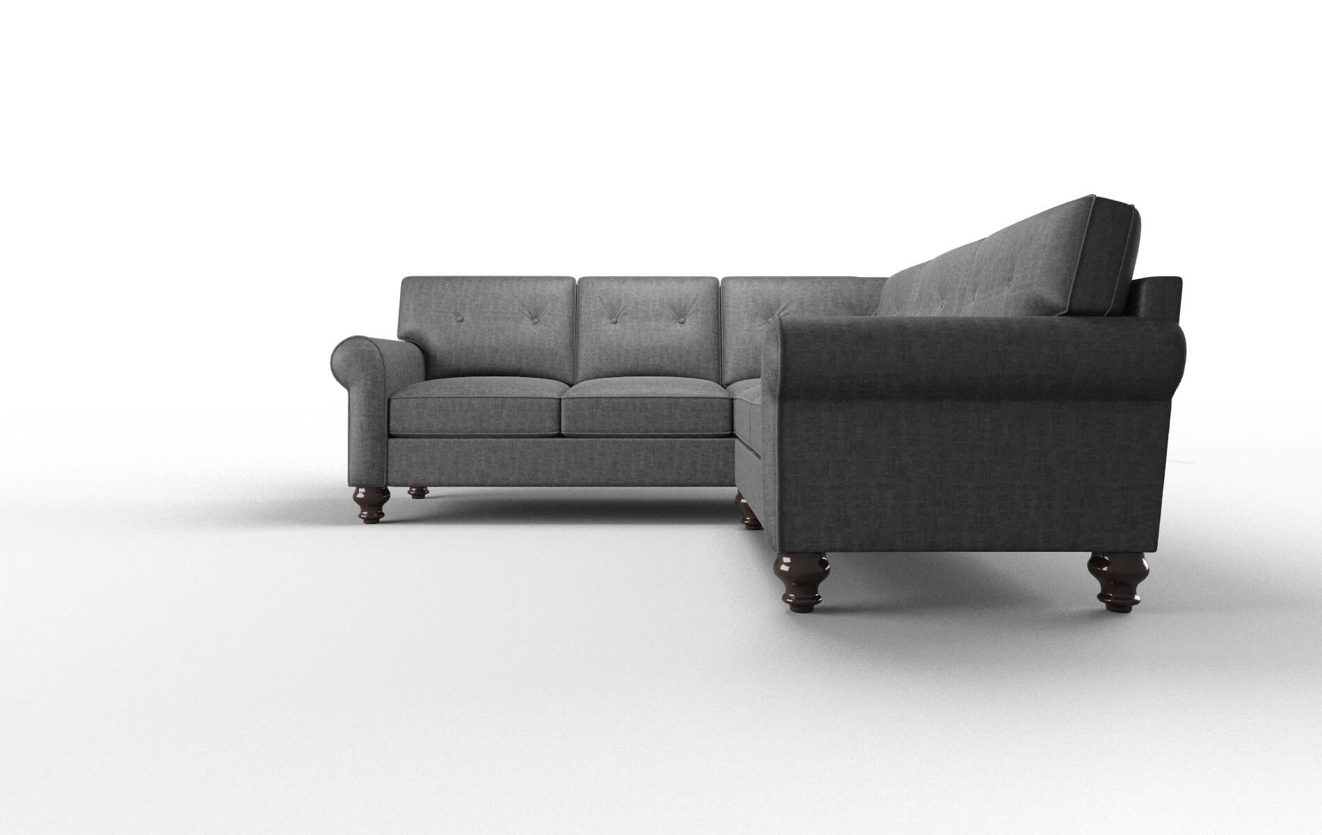 Farah Marcy Baltic Sectional espresso legs 5