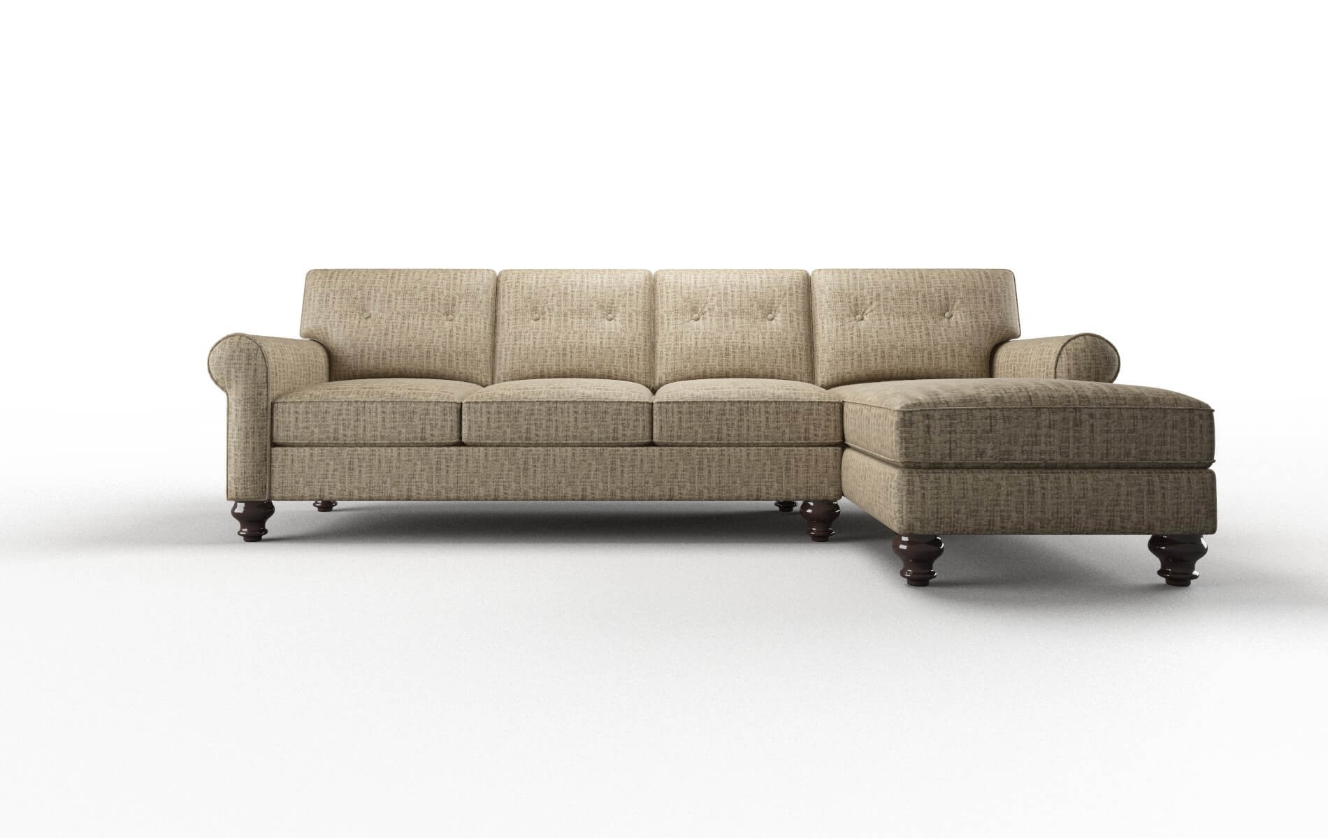 Farah Marcy Camel Panel espresso legs 1