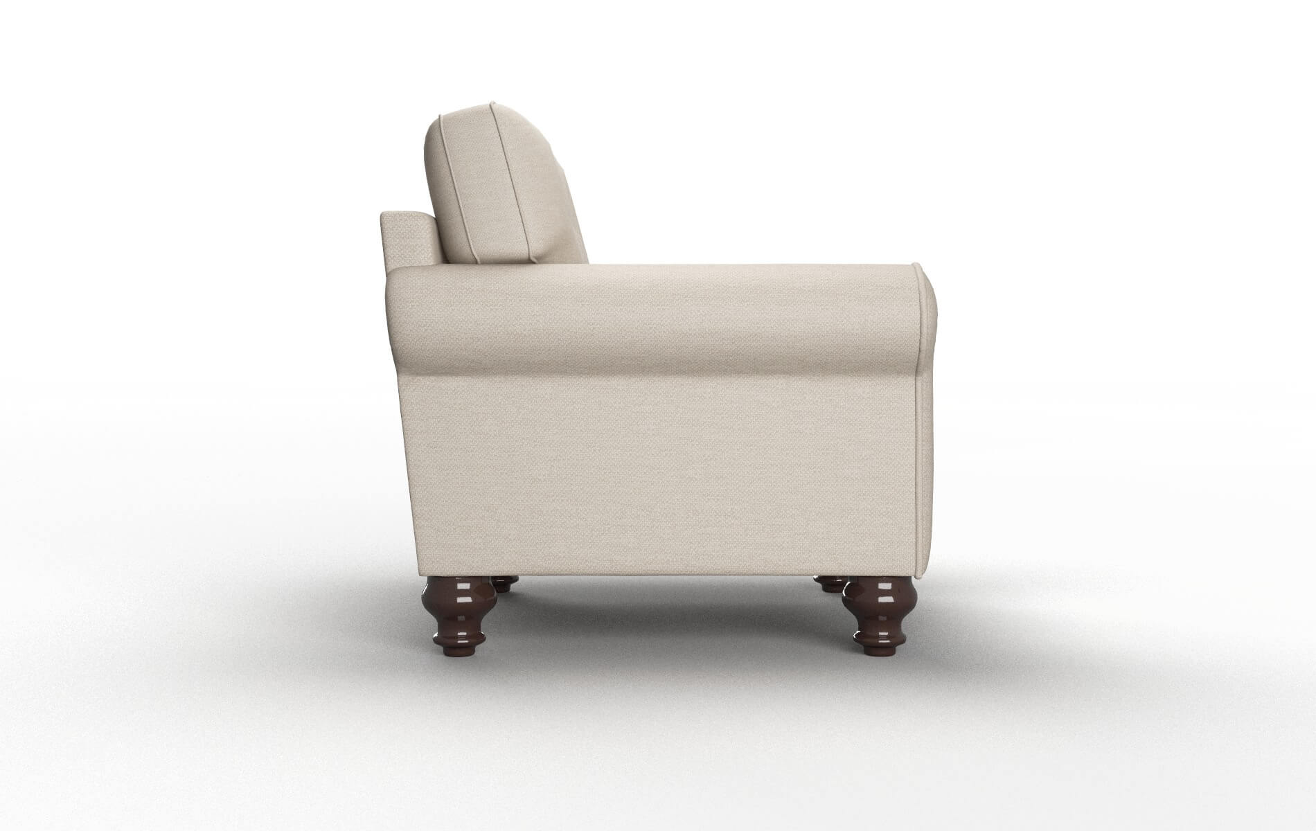 Farah Naples Almond Chair espresso legs 3