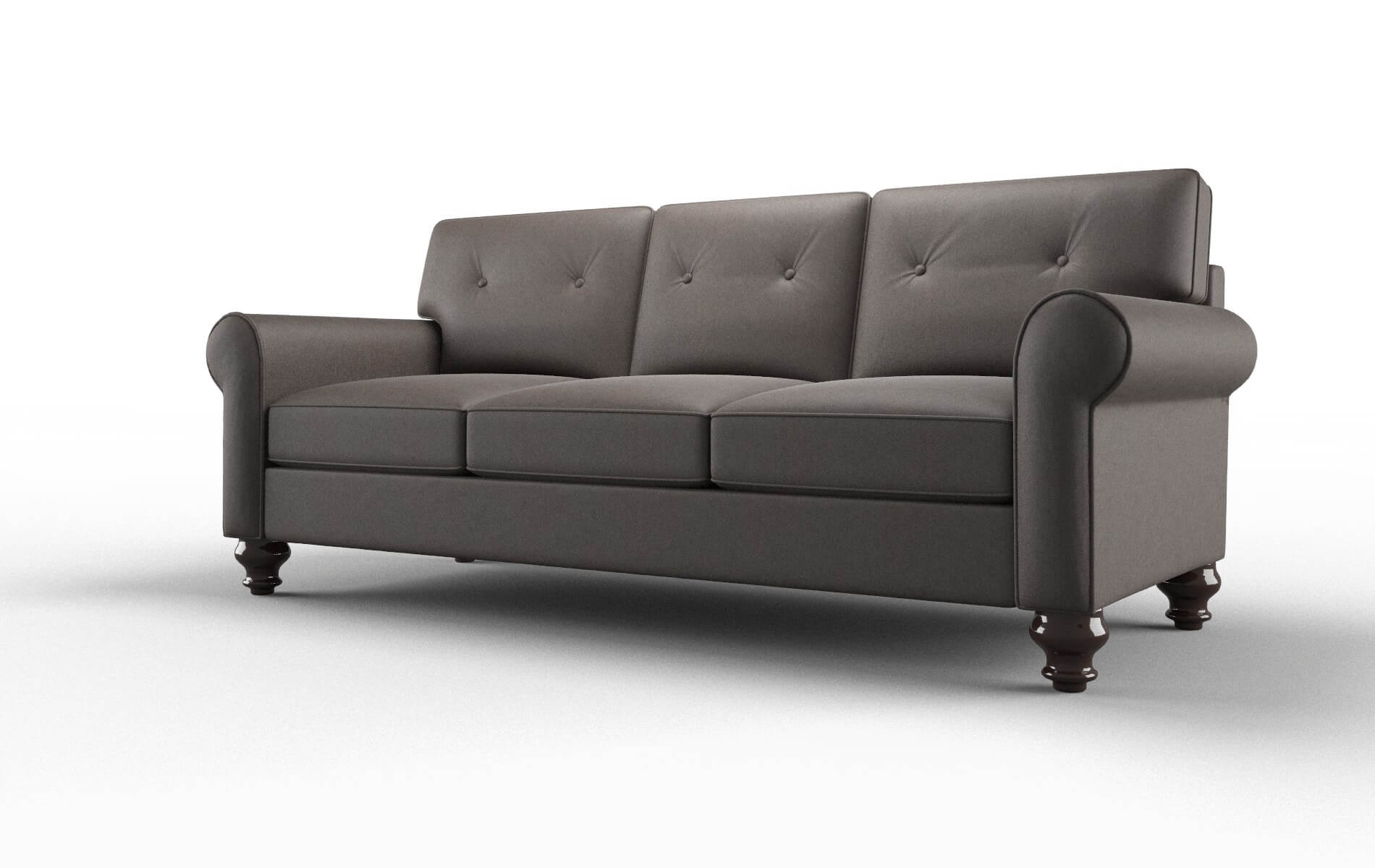 Farah Naples Graphite Sofa espresso legs 4