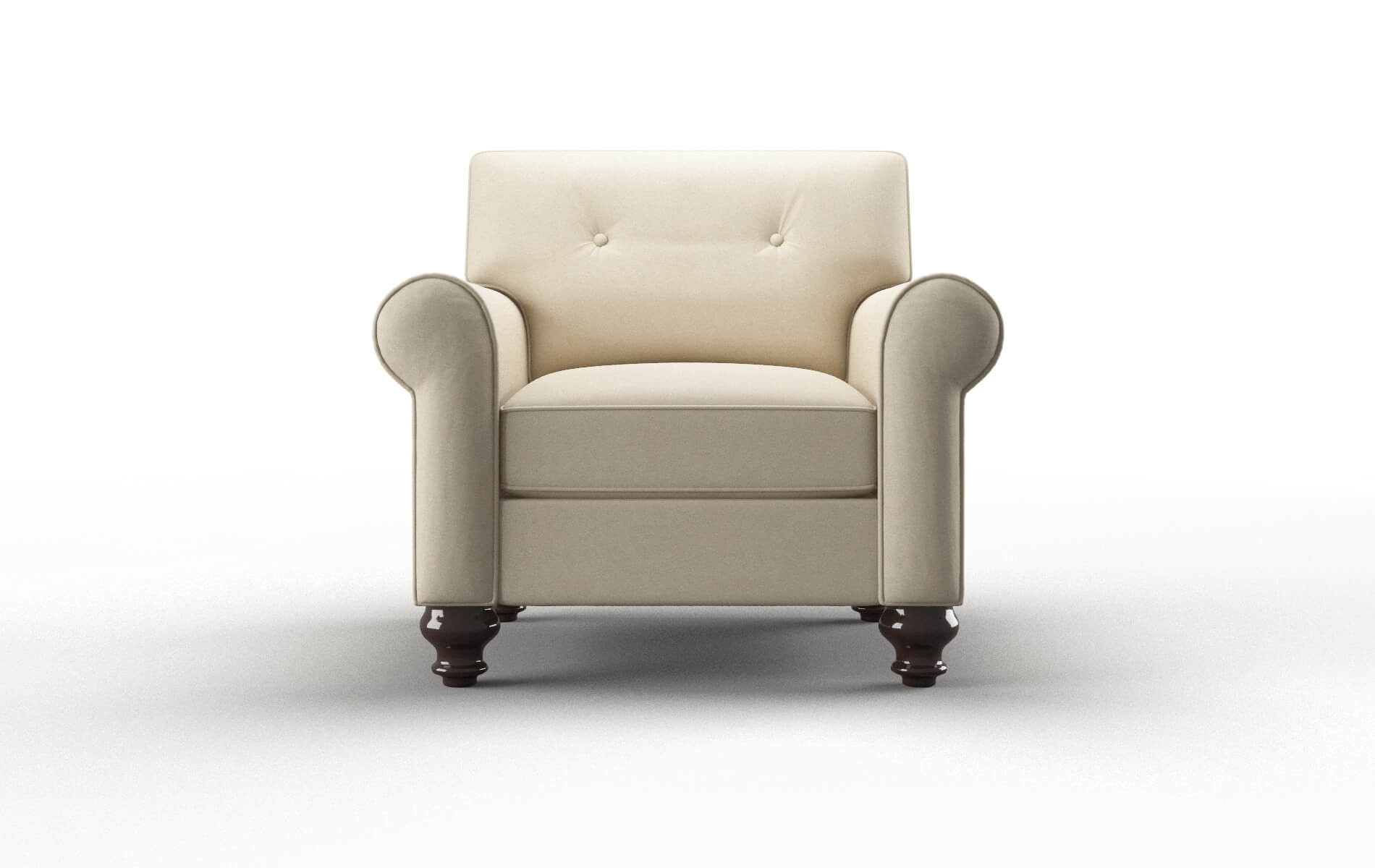 Farah Noble buckwheat Chair Espresso Legs  1