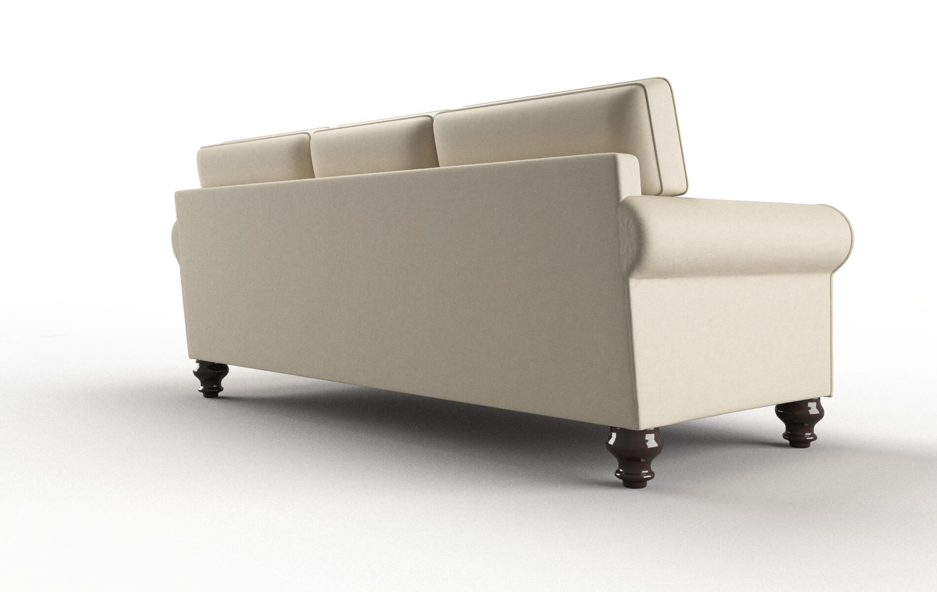 Farah Noble Buckwheat Sofa espresso legs 5