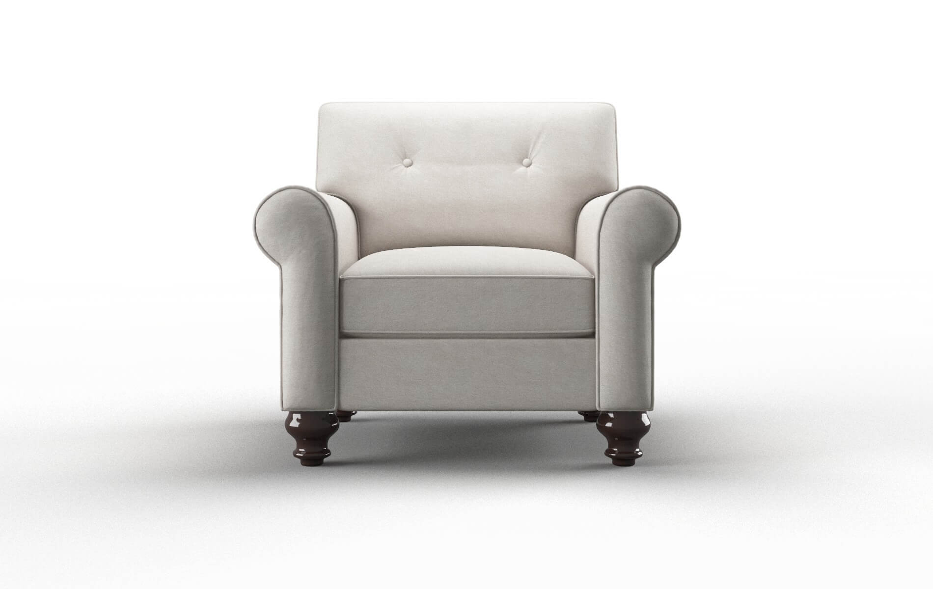 Farah Noble grey Chair Espresso Legs  1