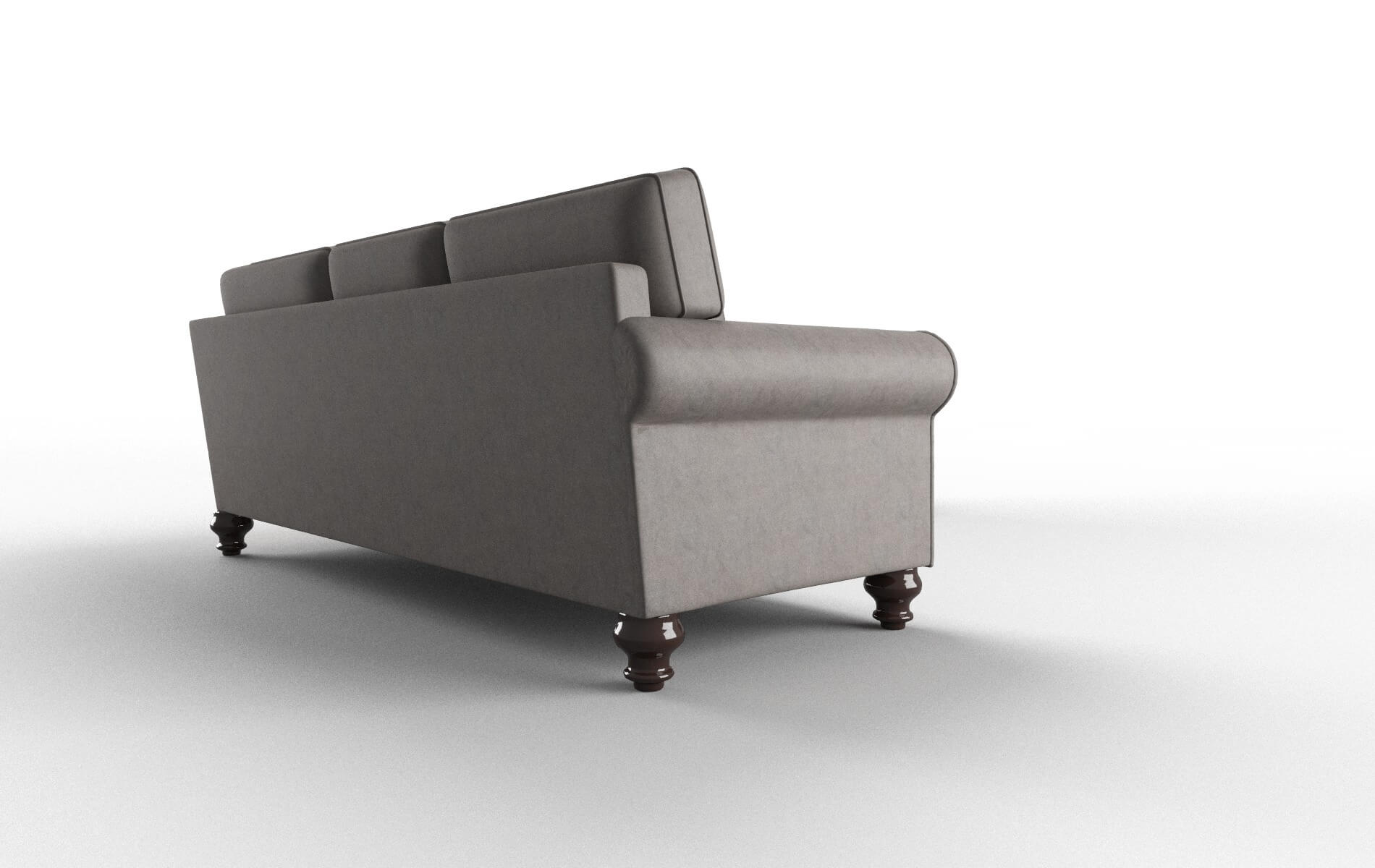 Farah Noble Otter Sectional espresso legs 3