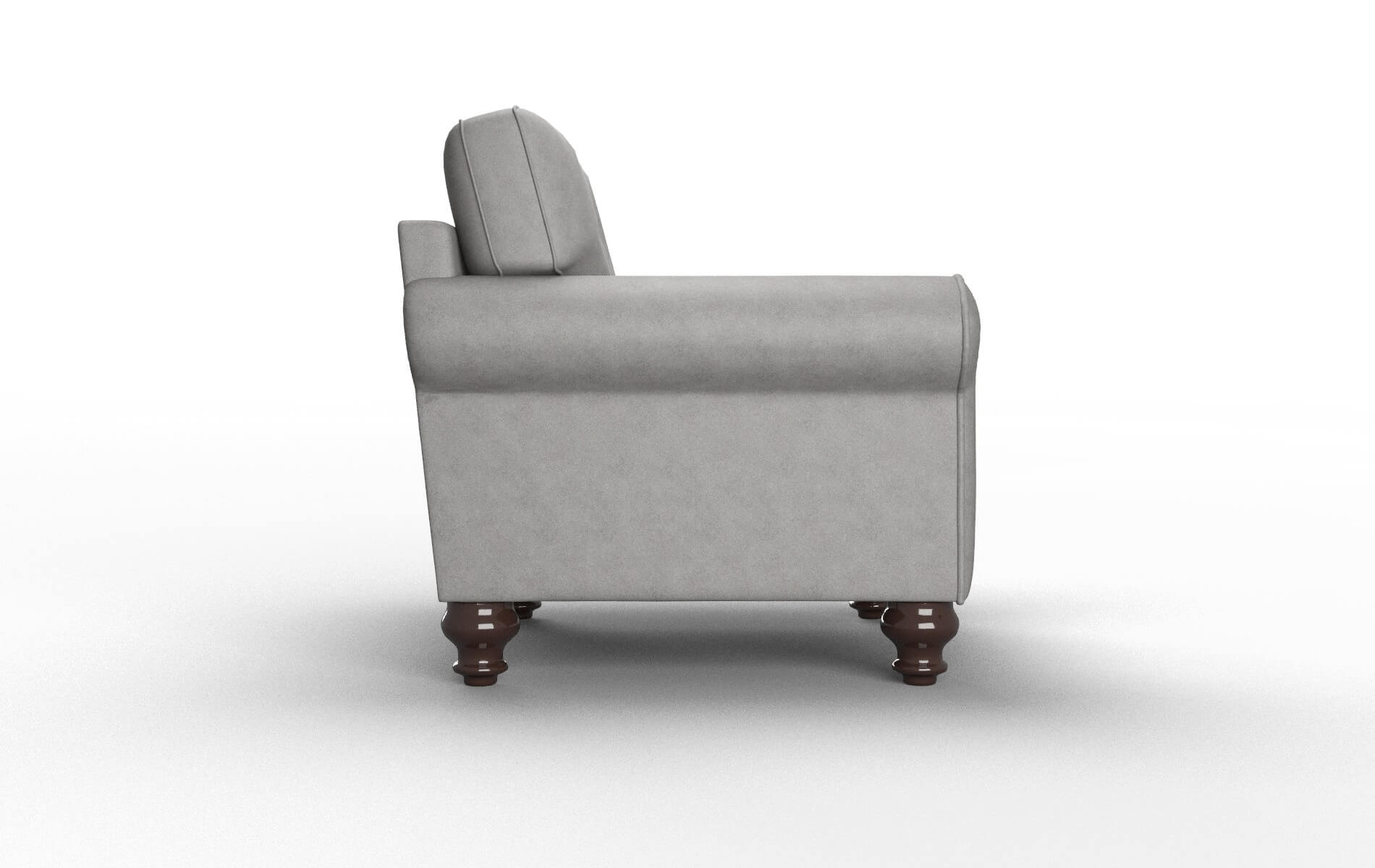 Farah Noble Smoke Chair espresso legs 3