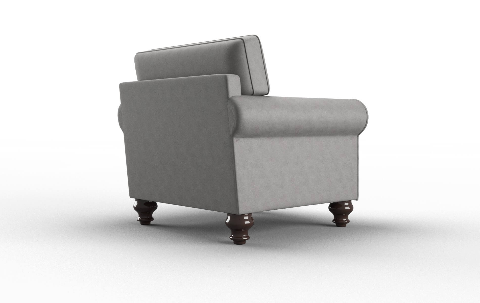 Farah Noble Smoke Chair espresso legs 5
