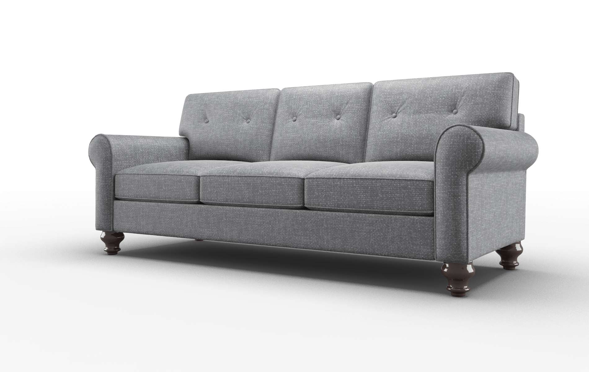 Farah Notion Graphite Sofa espresso legs 4