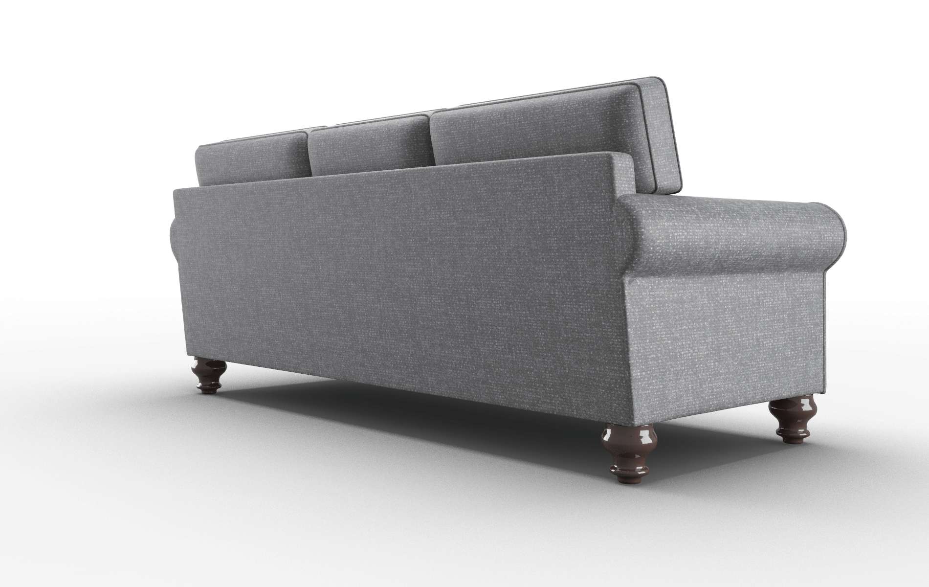 Farah Notion Graphite Sofa espresso legs 5