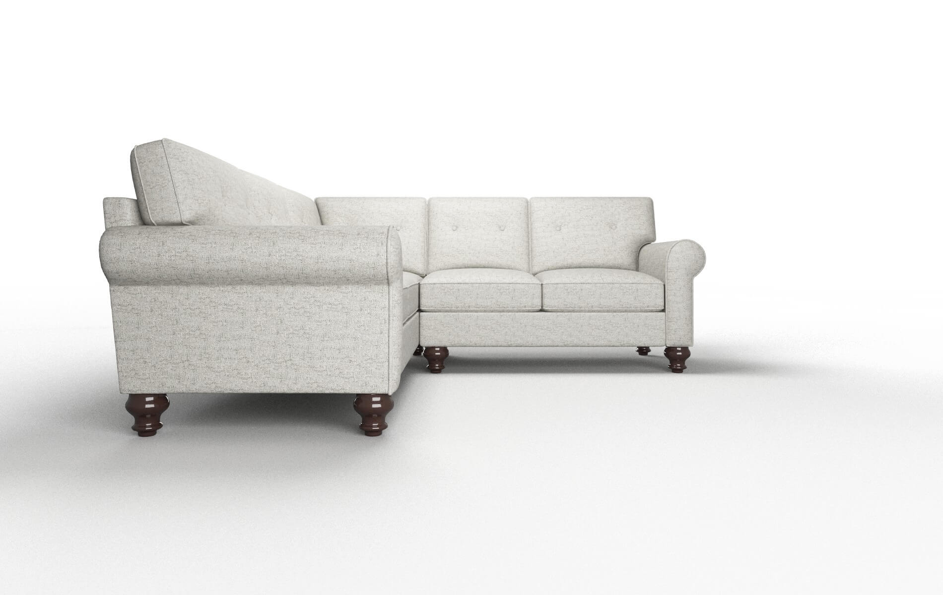 Farah Oceanside Granite Sectional espresso legs 2