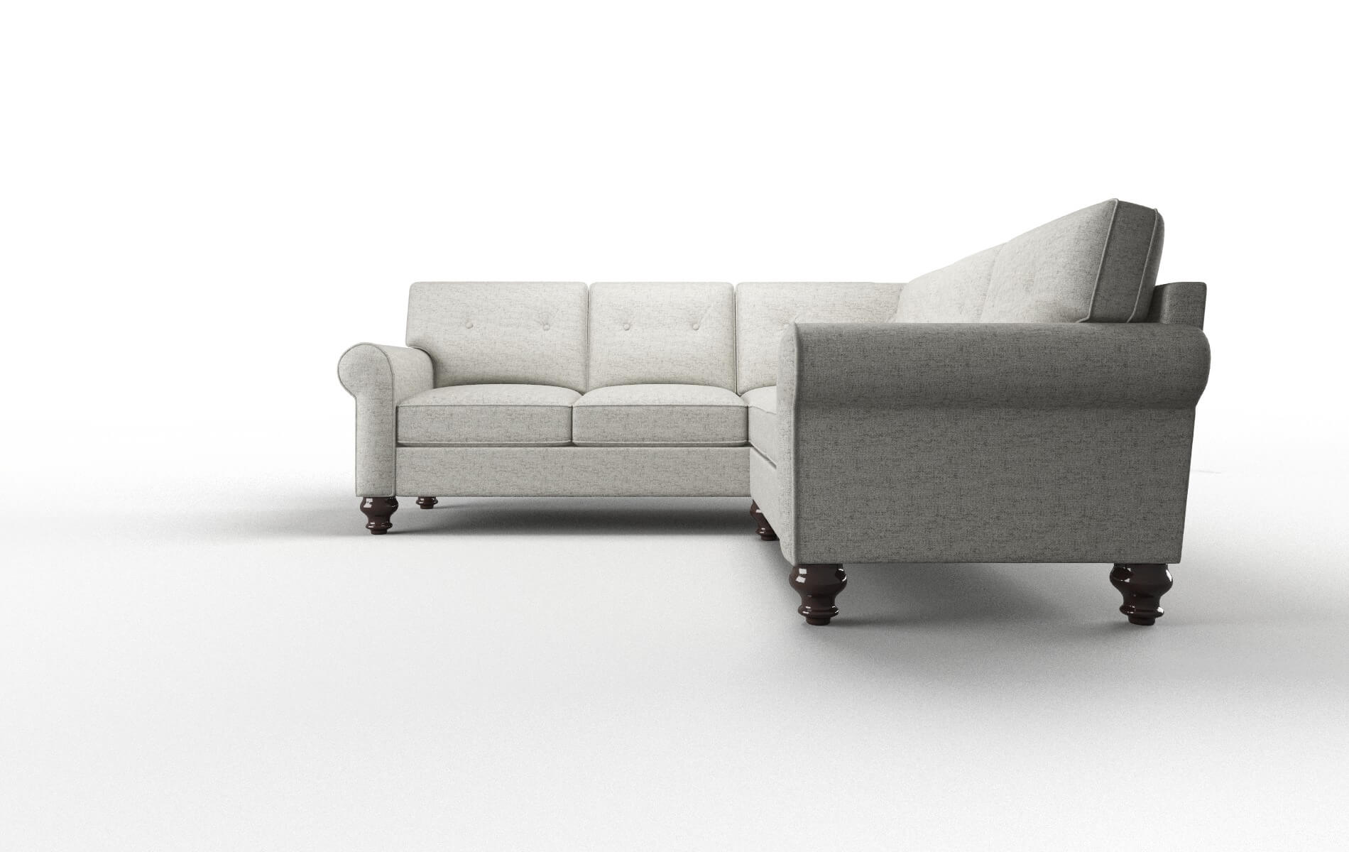 Farah Oceanside Granite Sectional espresso legs 5