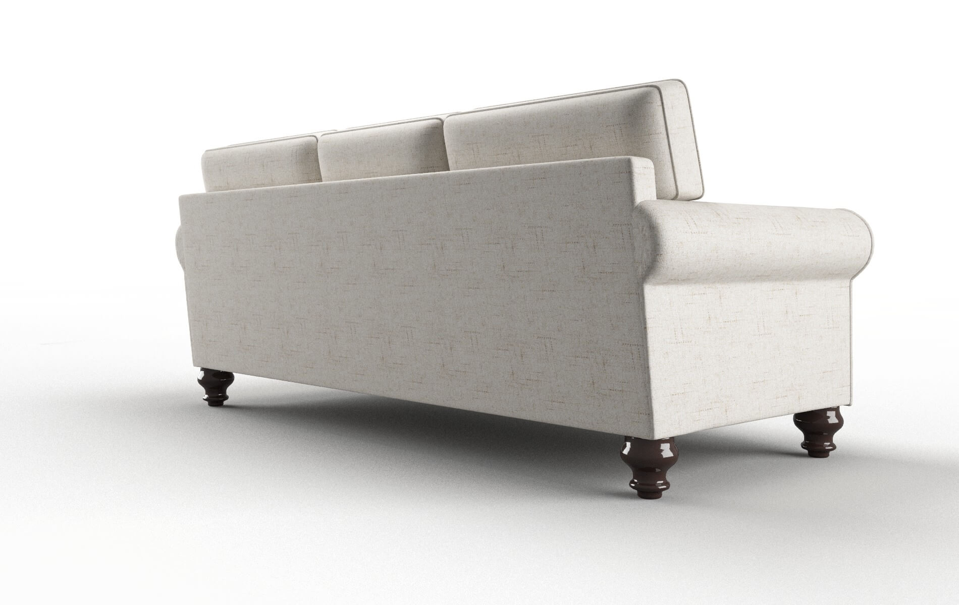 Farah Oceanside Natural Sofa espresso legs 5