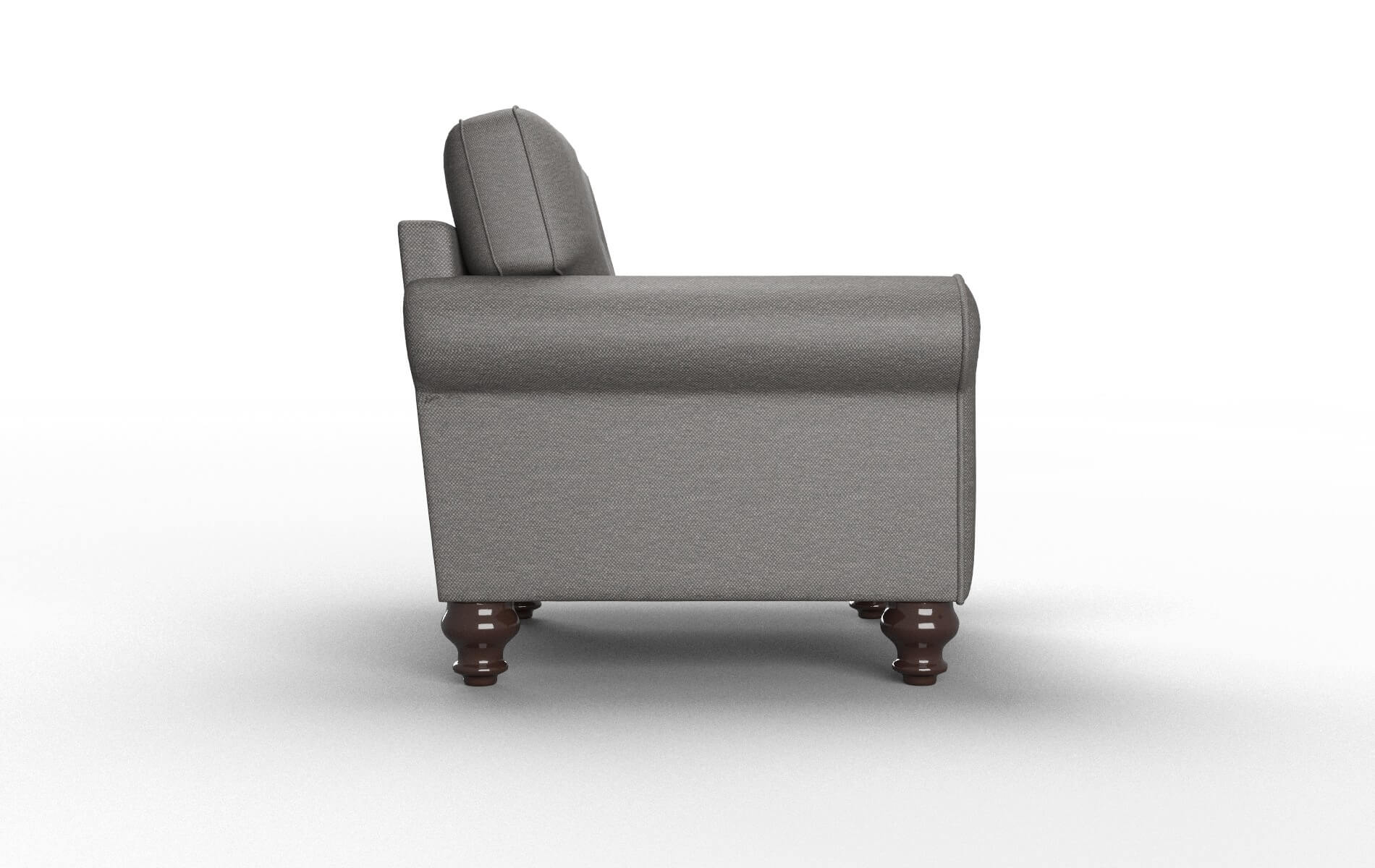 Farah Oscar Grey Chair espresso legs 3