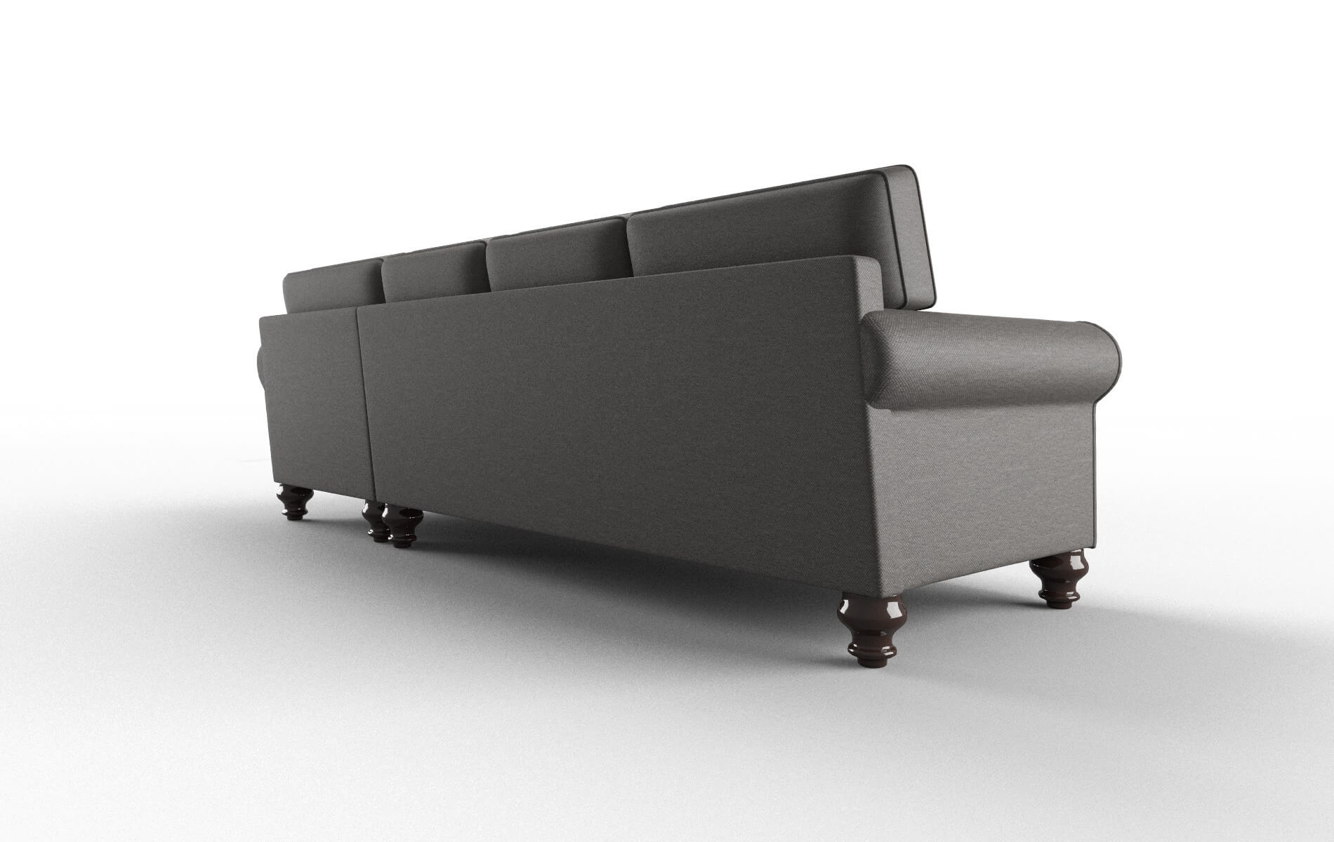 Farah Oscar Grey Panel espresso legs 5