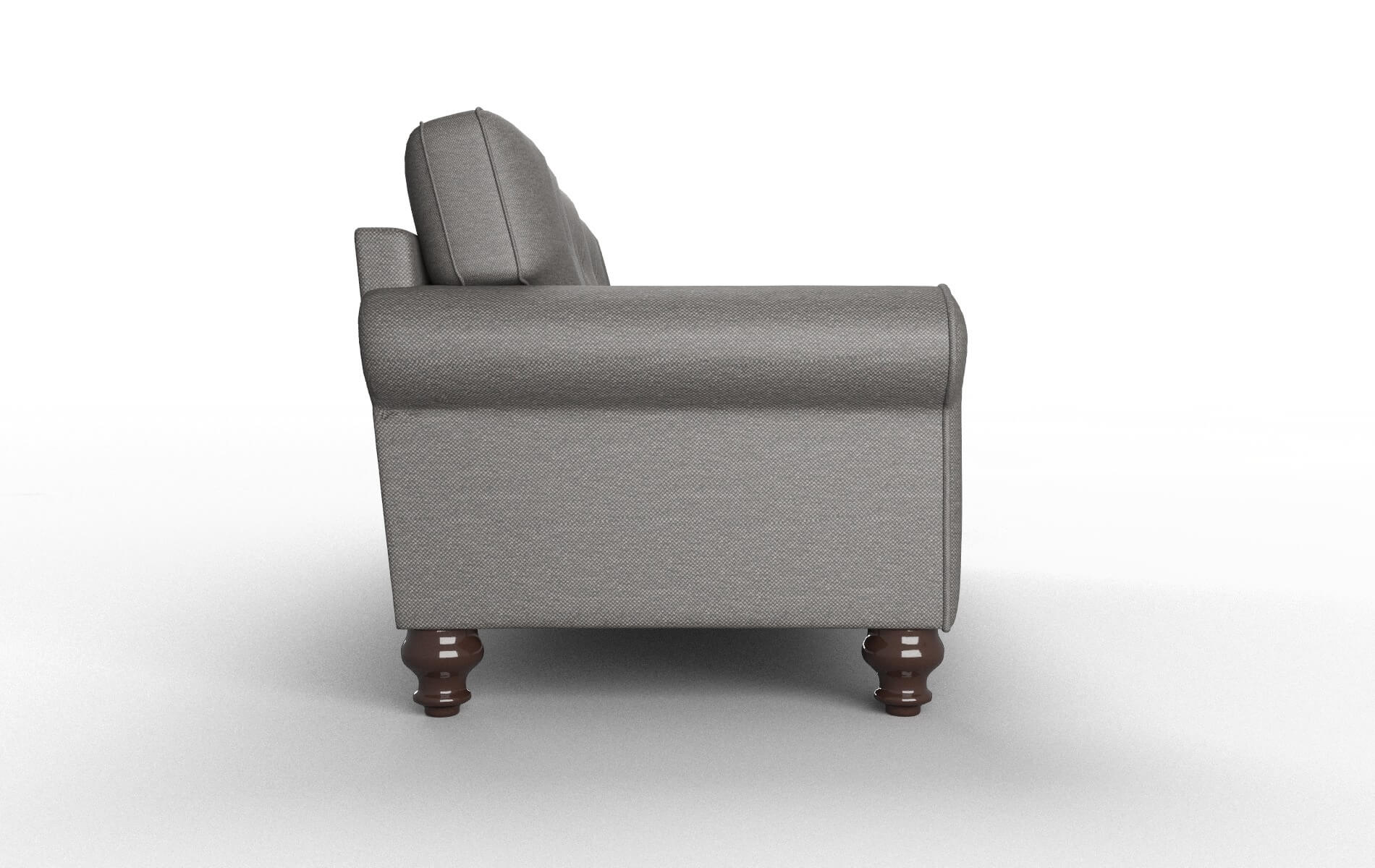Farah Oscar Grey Sofa espresso legs 3