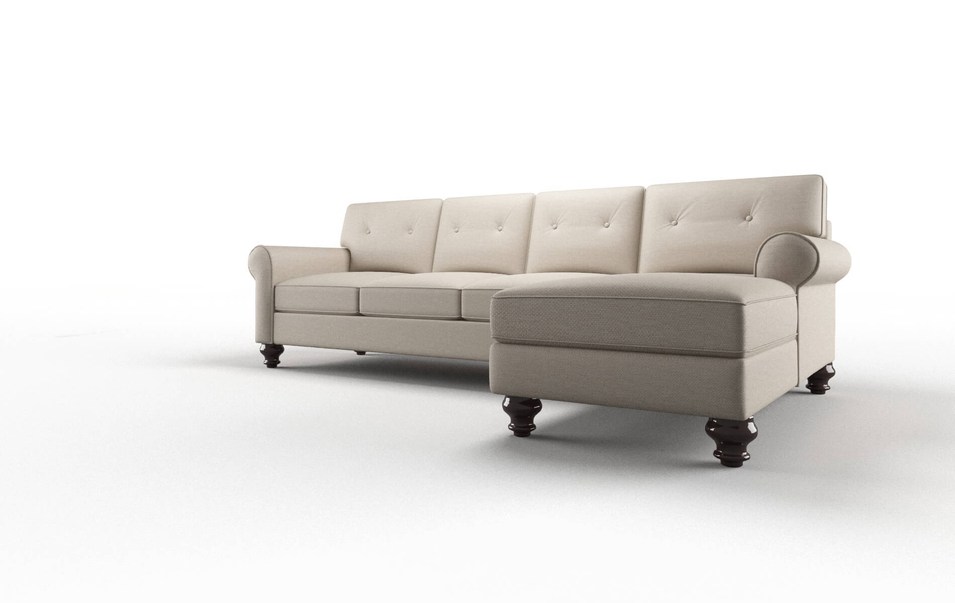 Farah Oscar Linen Panel espresso legs 4