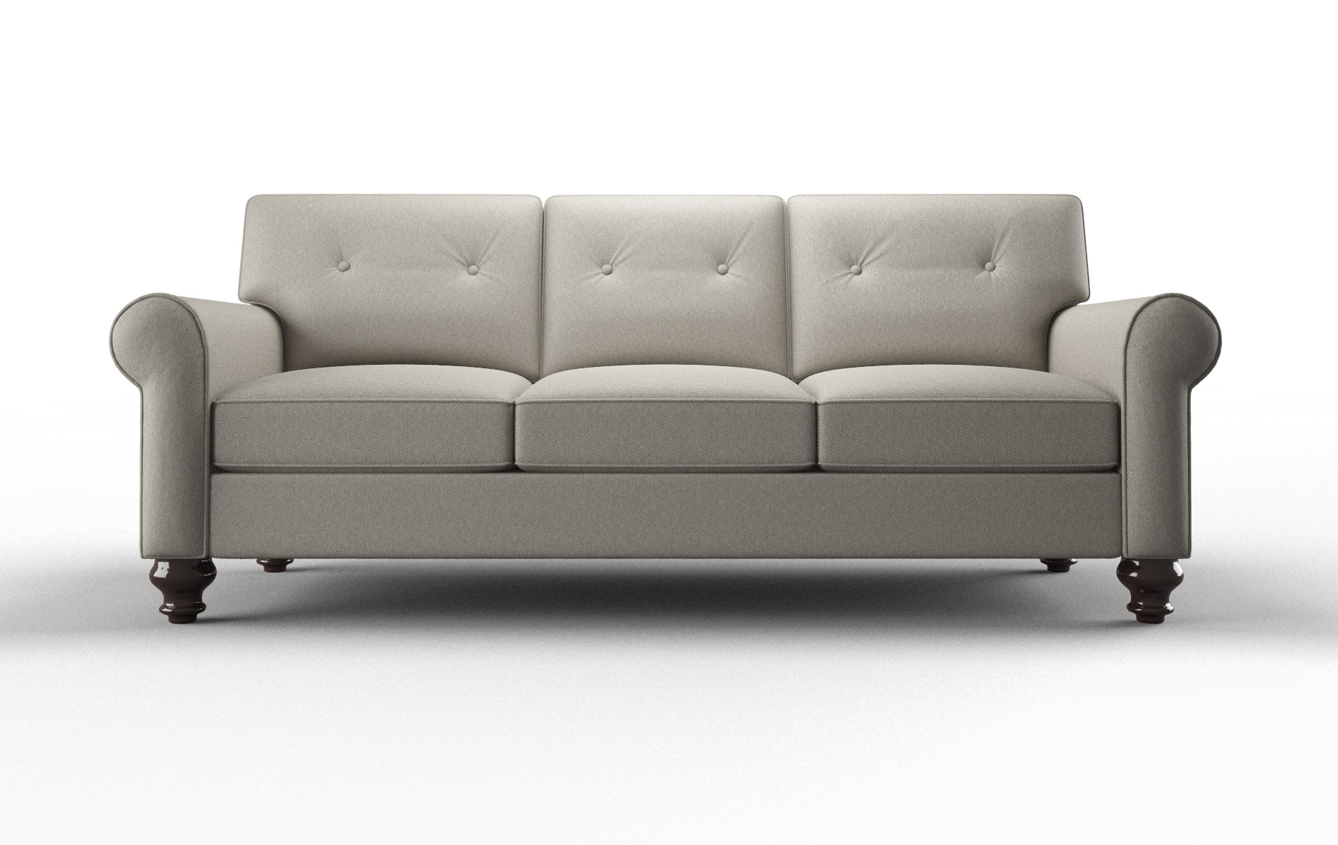 Farah Oscar Silver Sofa espresso legs 1