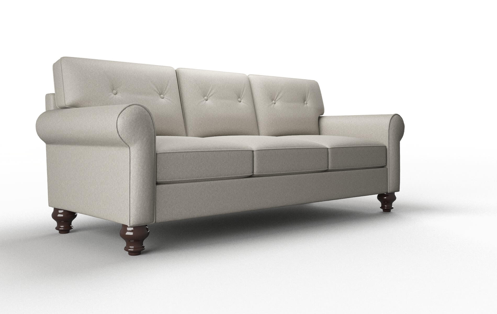 Farah Oscar Silver Sofa espresso legs 2