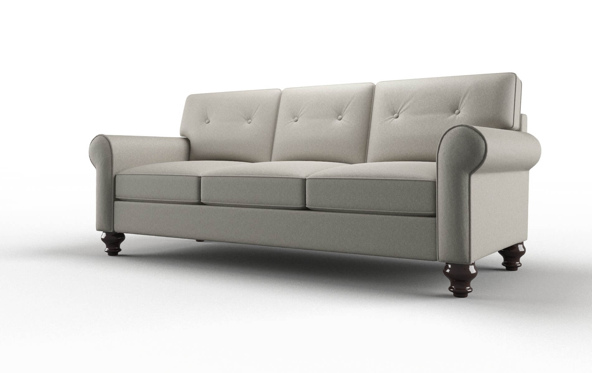 Farah Oscar Silver Sofa espresso legs 4
