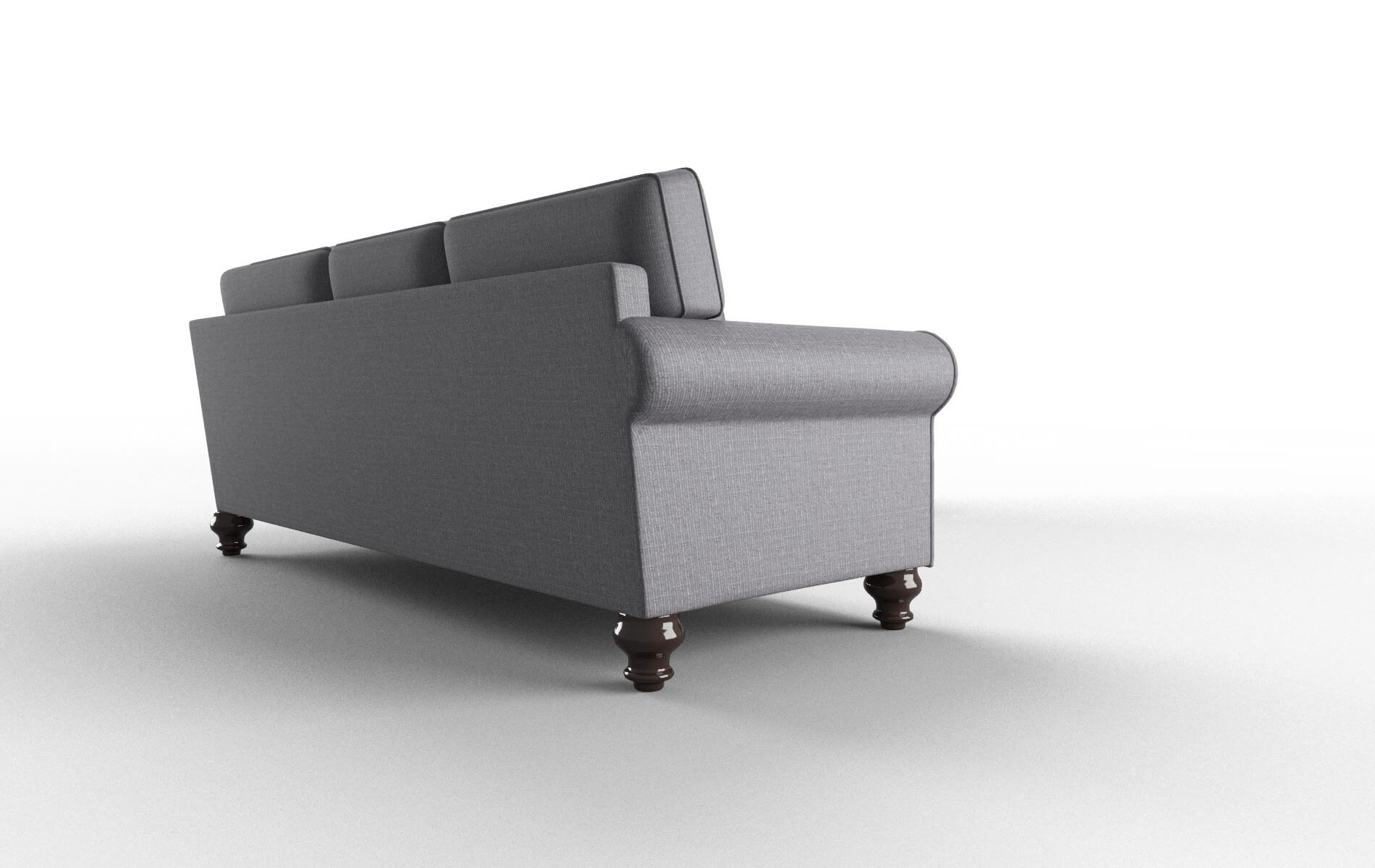 Farah Parker Ash Sectional espresso legs 3