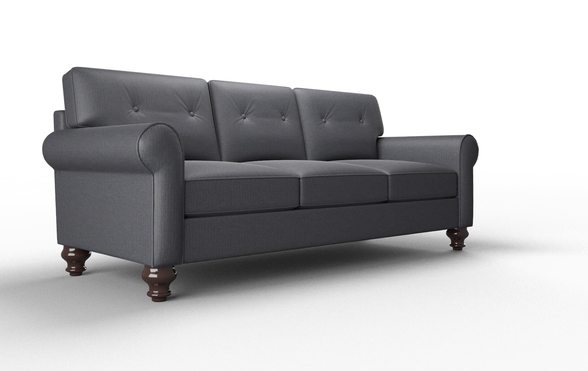 Farah Parker Midnight Sofa espresso legs 2
