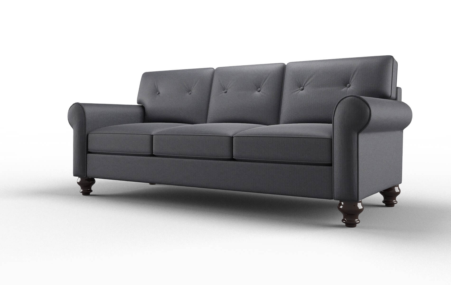Farah Parker Midnight Sofa espresso legs 4