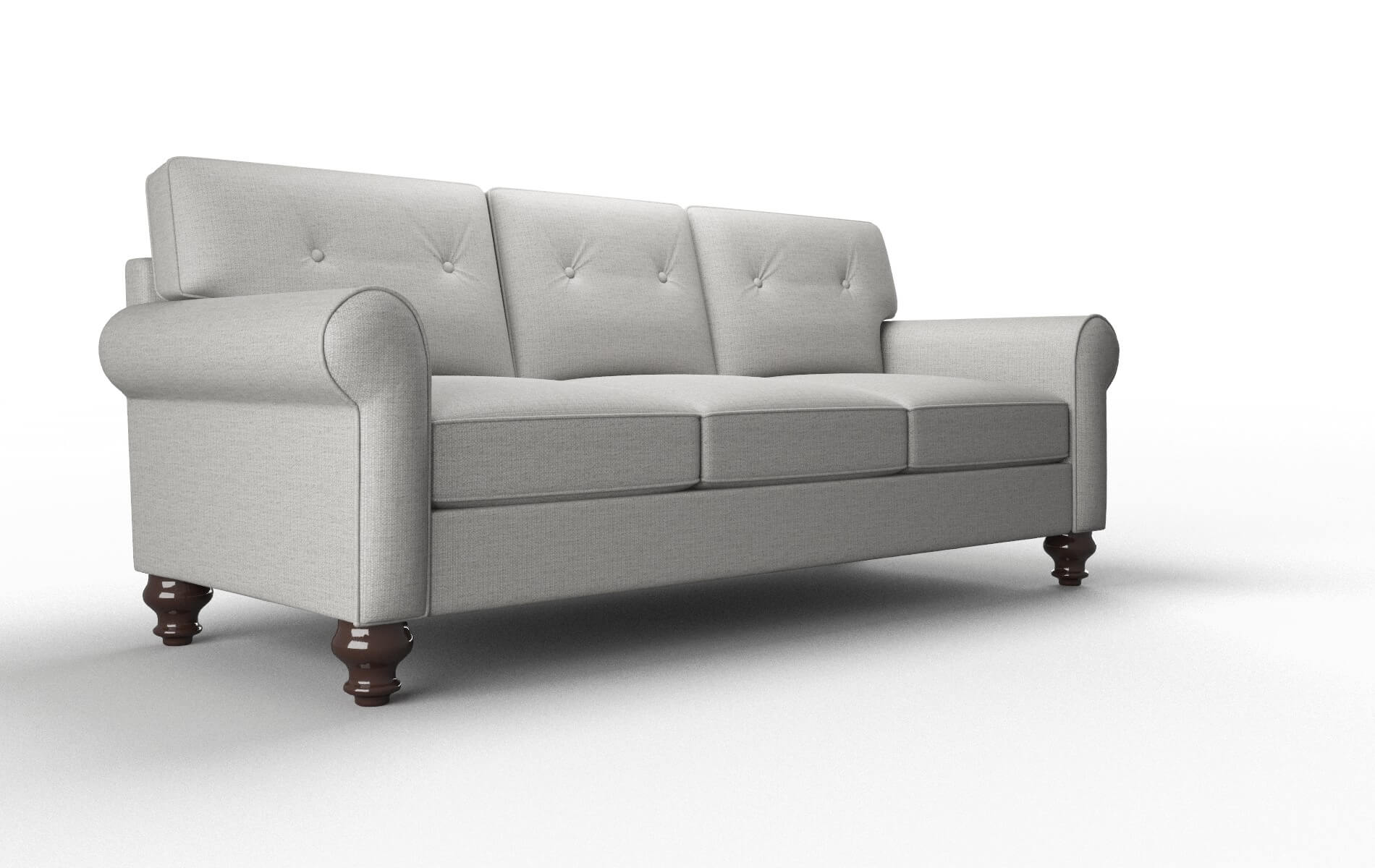 Farah Parker Silver Sofa espresso legs 2