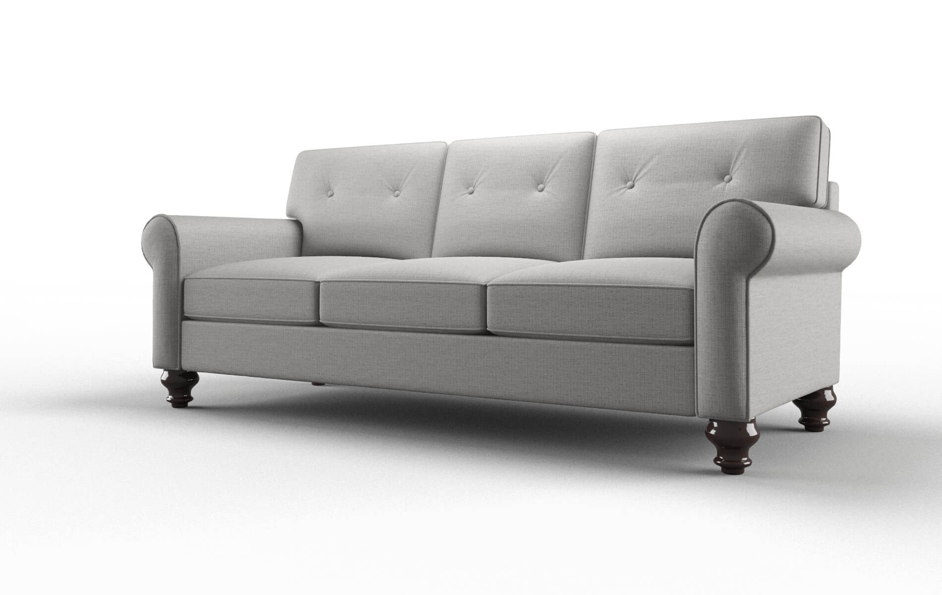 Farah Parker Silver Sofa espresso legs 4
