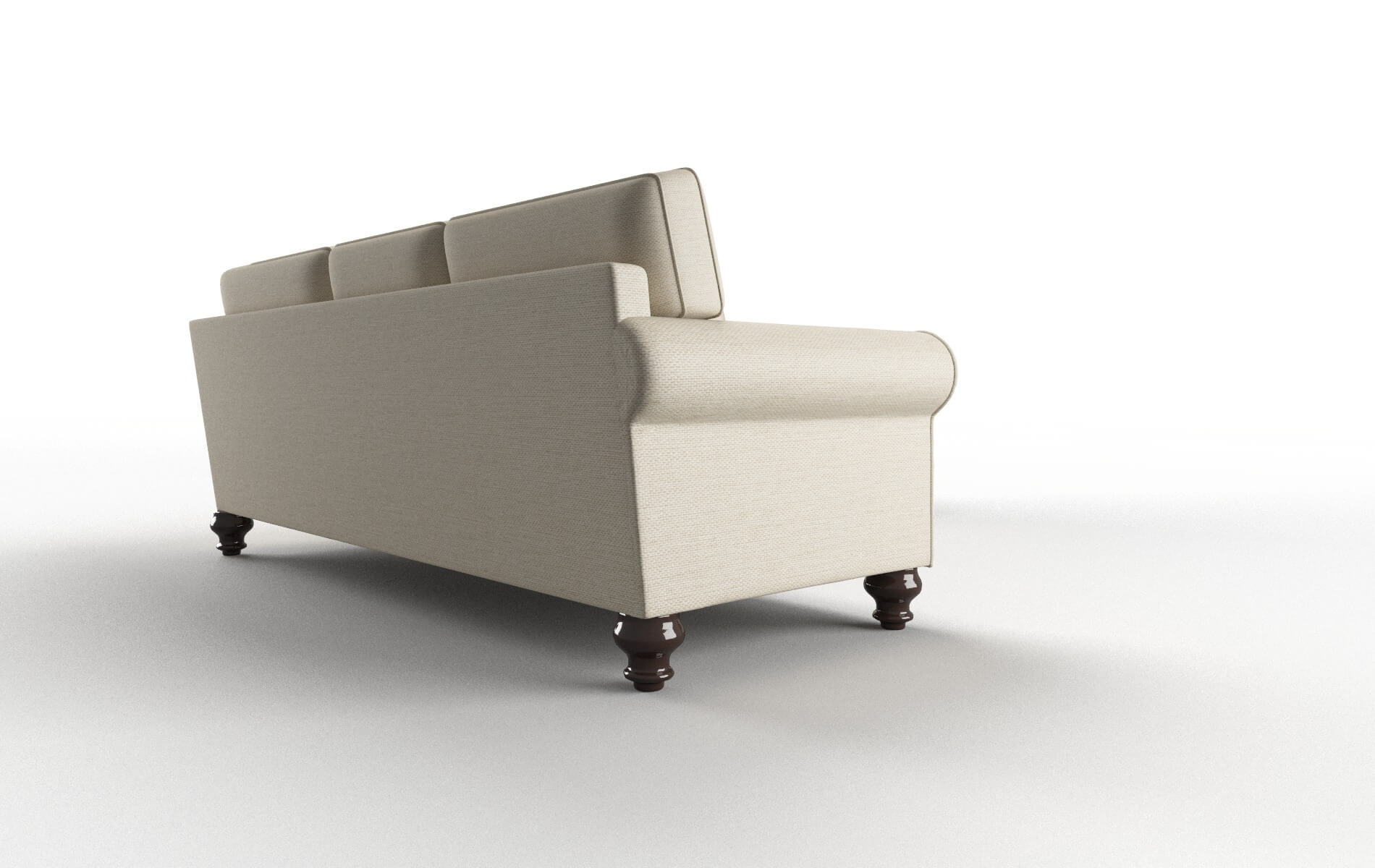 Farah Phoenix Birch Sectional espresso legs 3